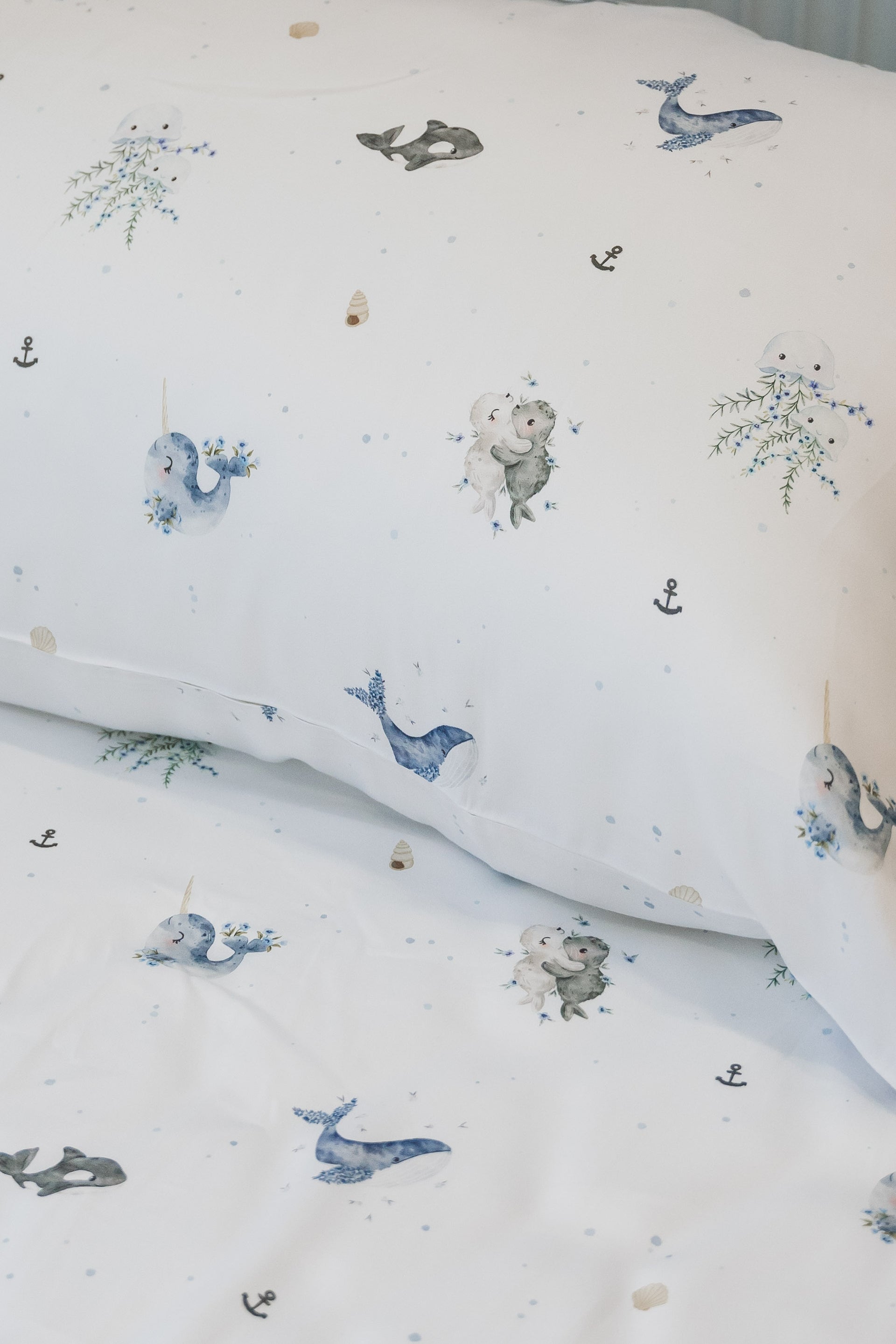 Ocean Bamboo Lyocell Cot/ Bed Sheets