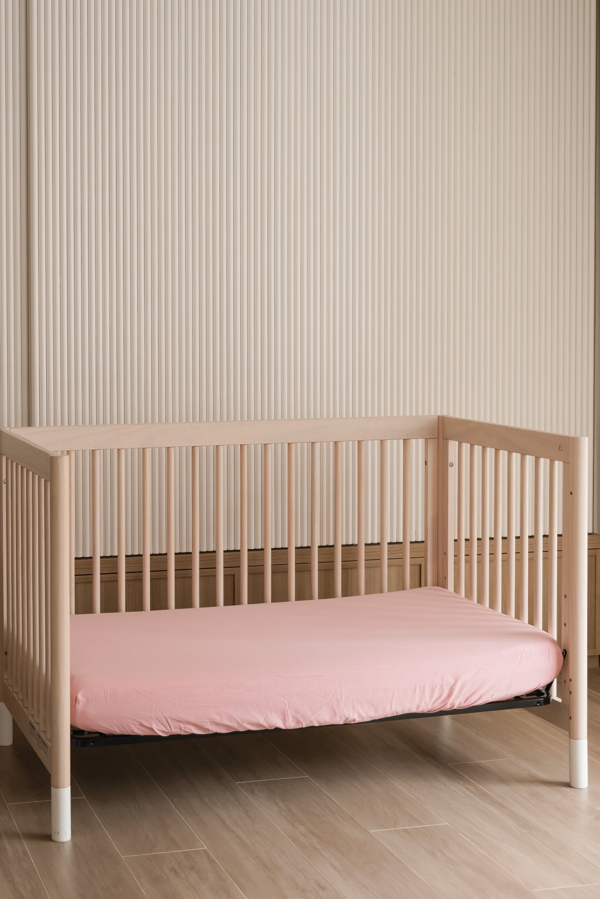 Organic Cotton Waterproof Sheet in Tea Rose