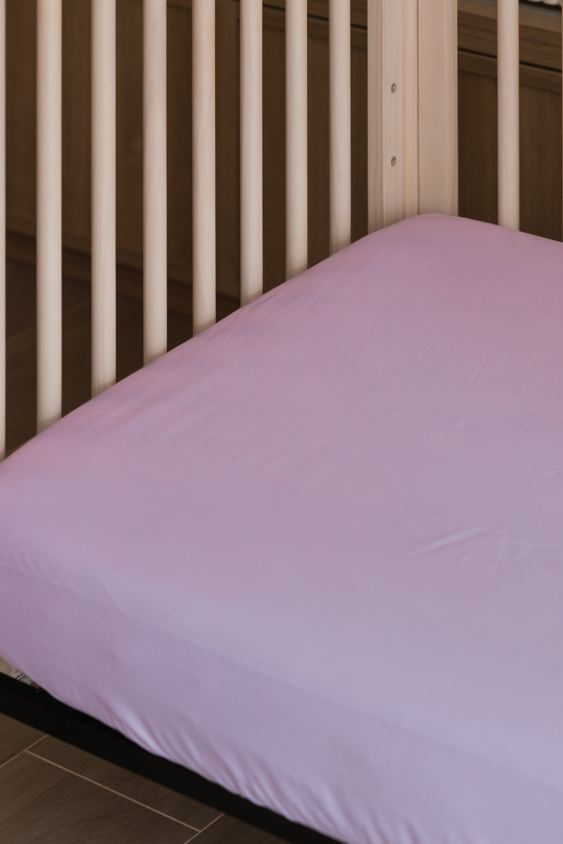 Organic Cotton Waterproof Sheet in Lilac