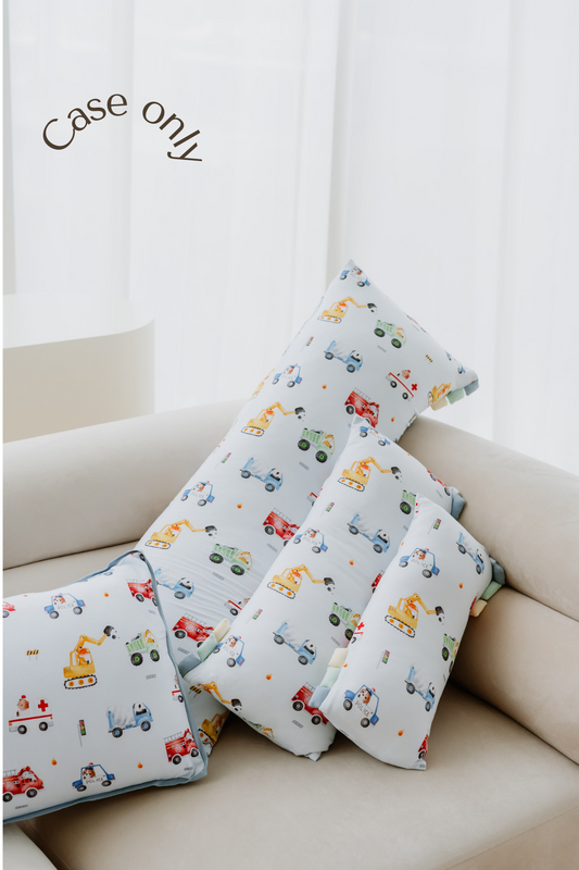 [Case] Vehicle Animal Friends Bamboo Pillow Case