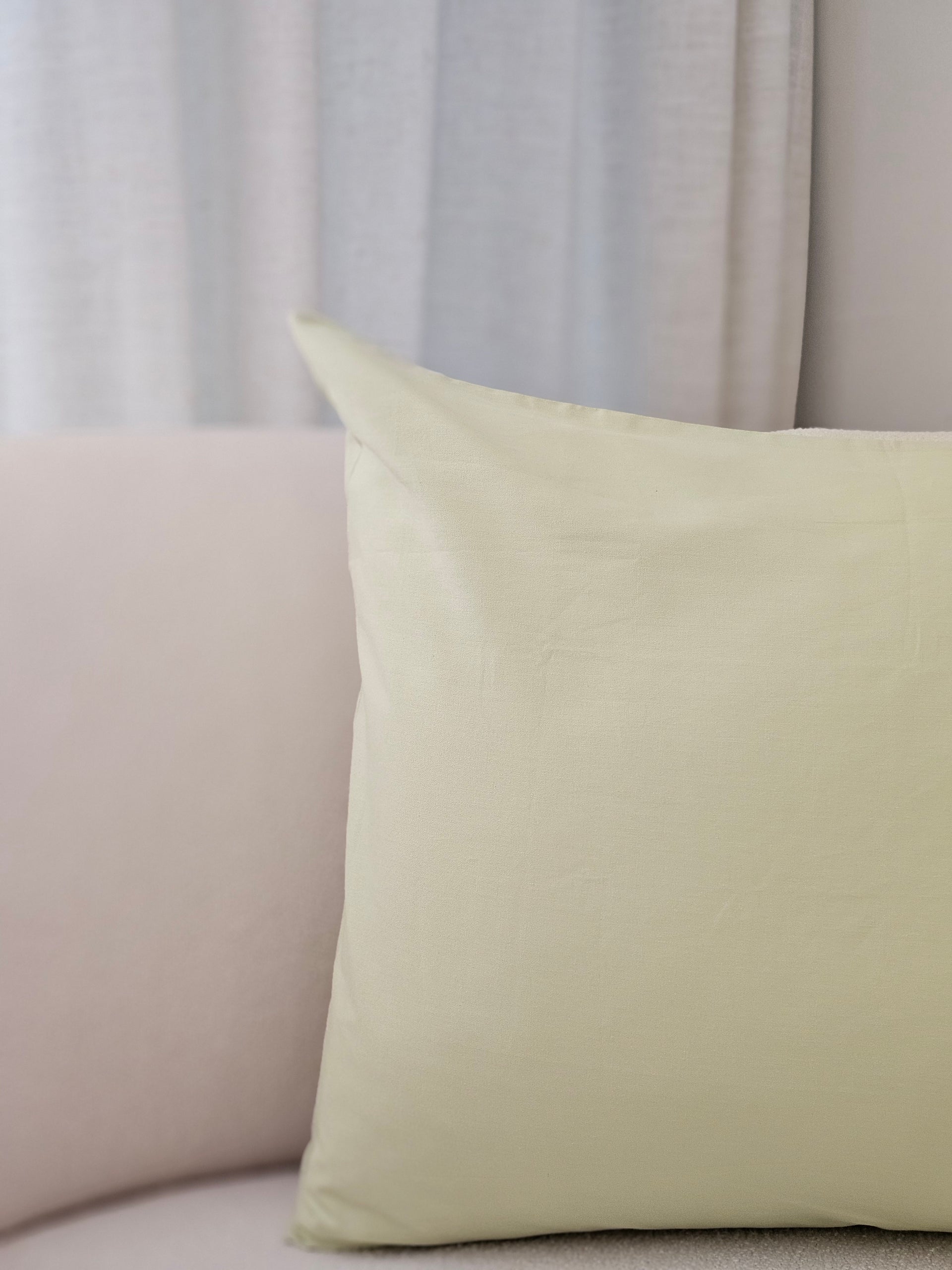 [Adult Pillowcase] Organic Cotton Adult Regular Pillowcase in Apple Green