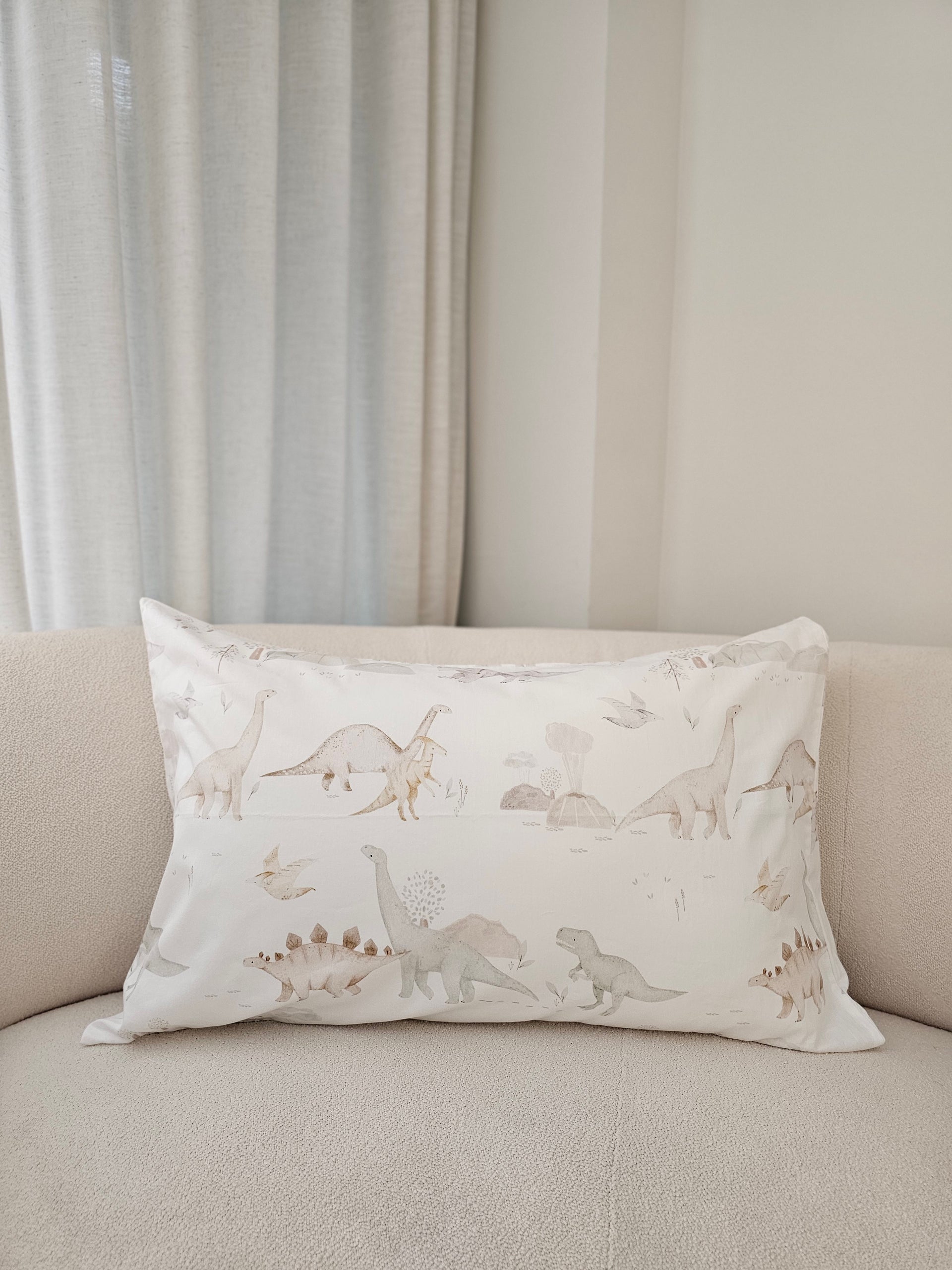 [Adult Pillowcase] Little Dino Organic Cotton Adult Regular Pillowcase