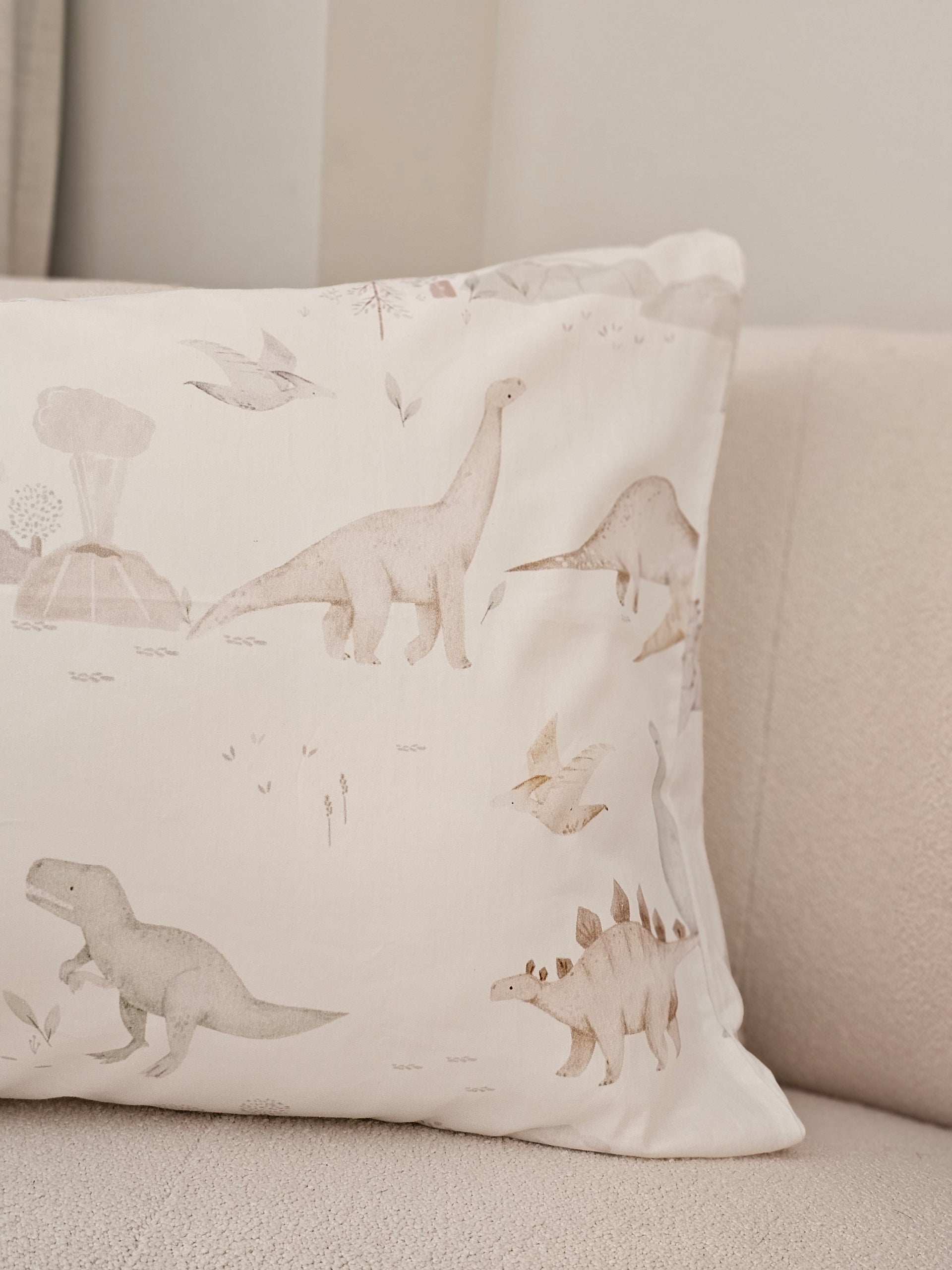 [Adult Pillowcase] Little Dino Organic Cotton Adult Regular Pillowcase