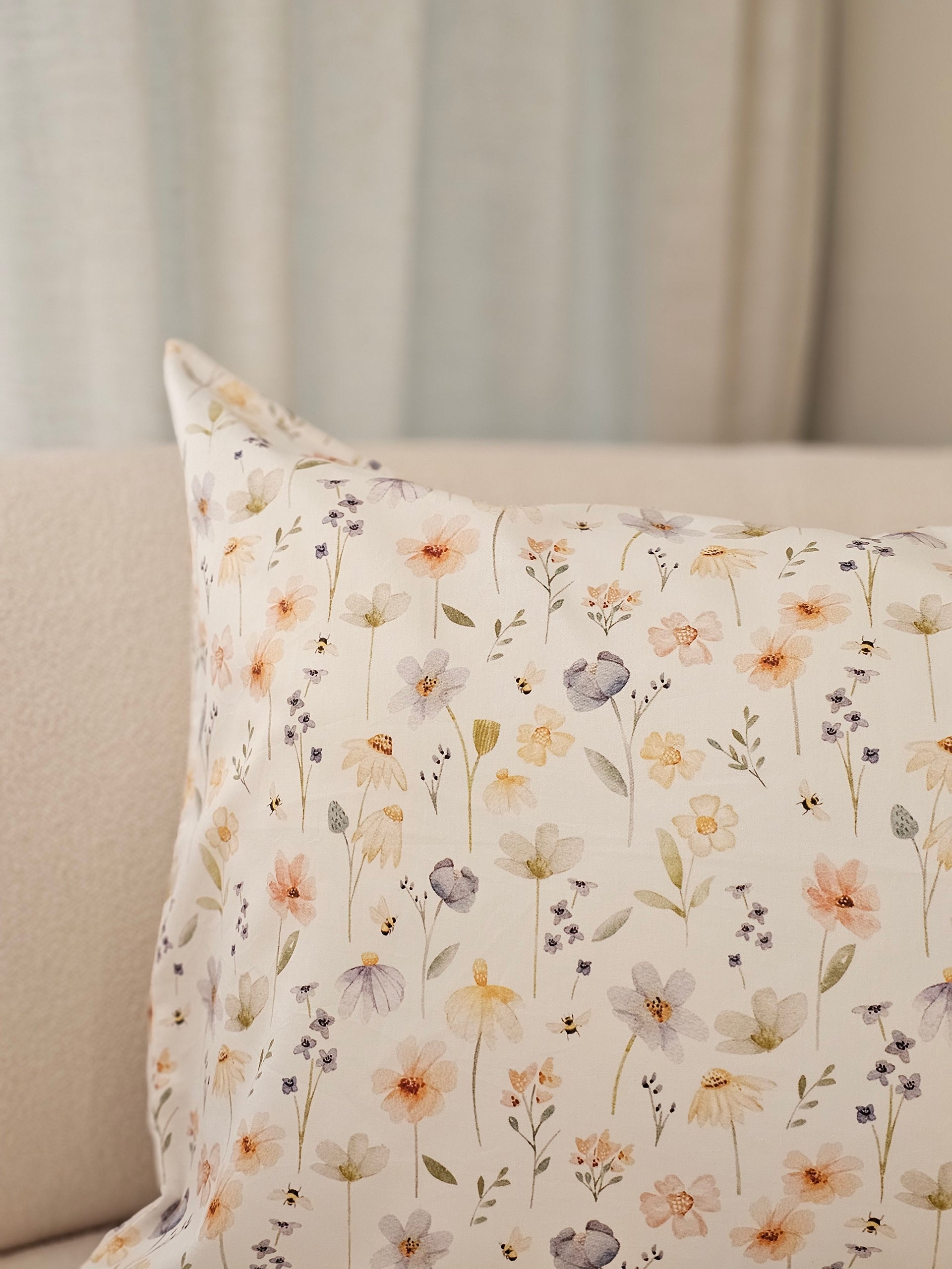 [Adult Pillowcase] Floral Soiree Organic Cotton Adult Regular Pillowcase