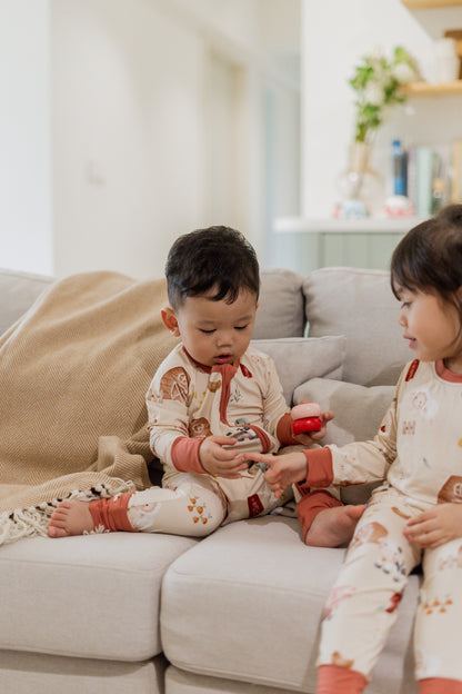 Farm Zipper Sleepsuit