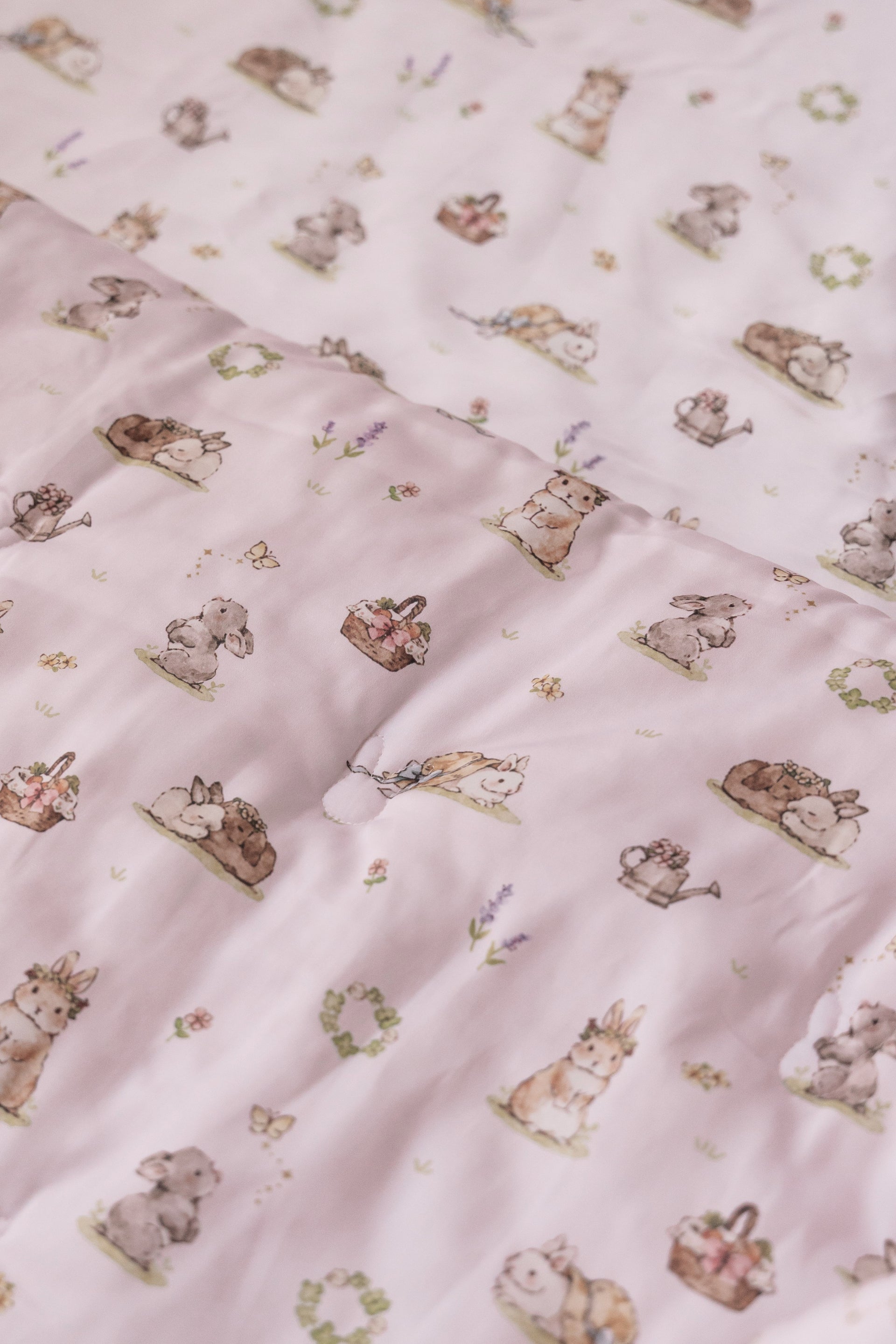 Tencel Waterproof Sheet - Clover Bunnies (PREORDER)