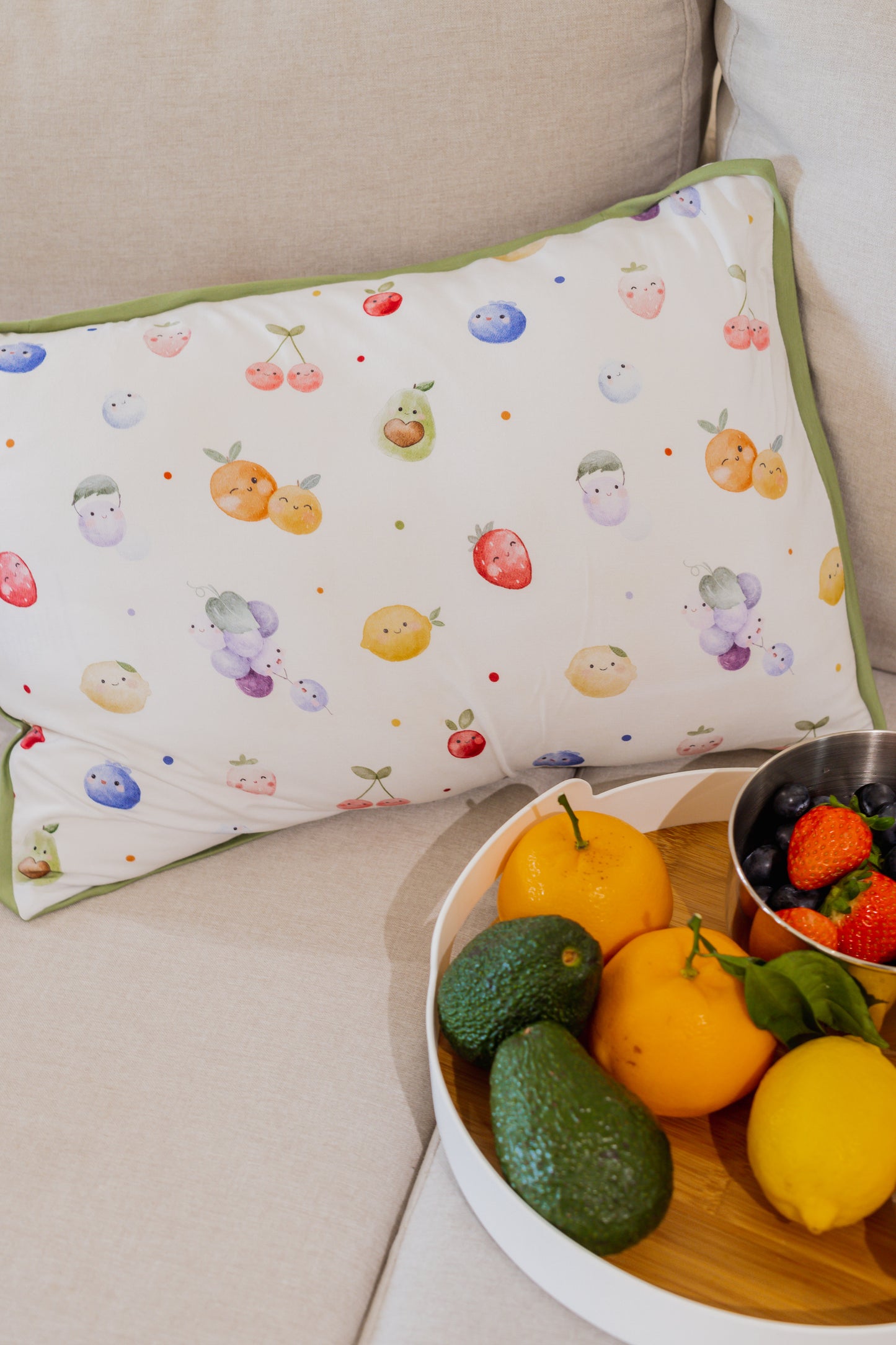 [Pillow] Tutti Fruitti Bamboo Pillow