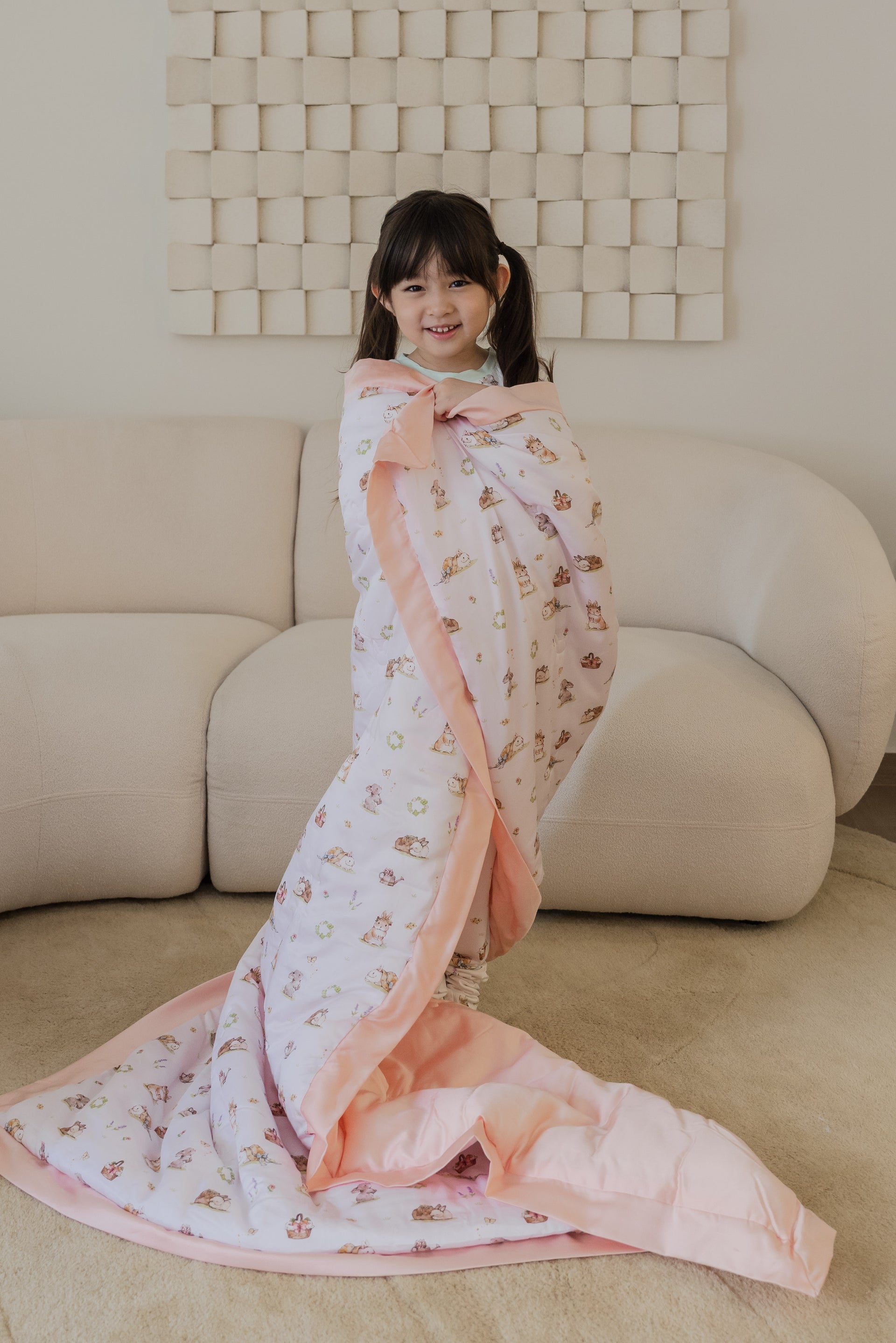[Tencel Blanket] Clover Bunnies (PREORDER)
