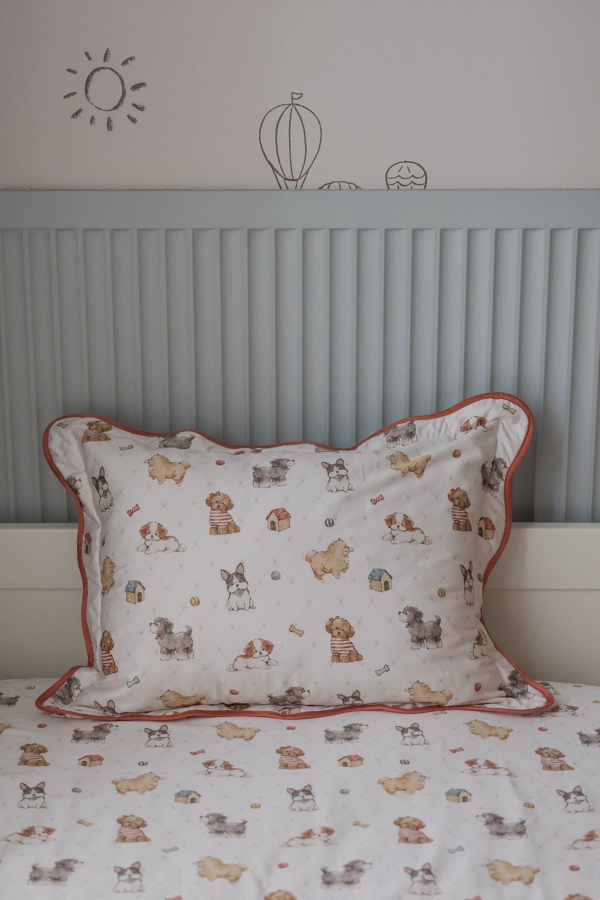 [Cotton Sateen Non-Waterproof Pillowcase] -Playful Paws (PREORDER)