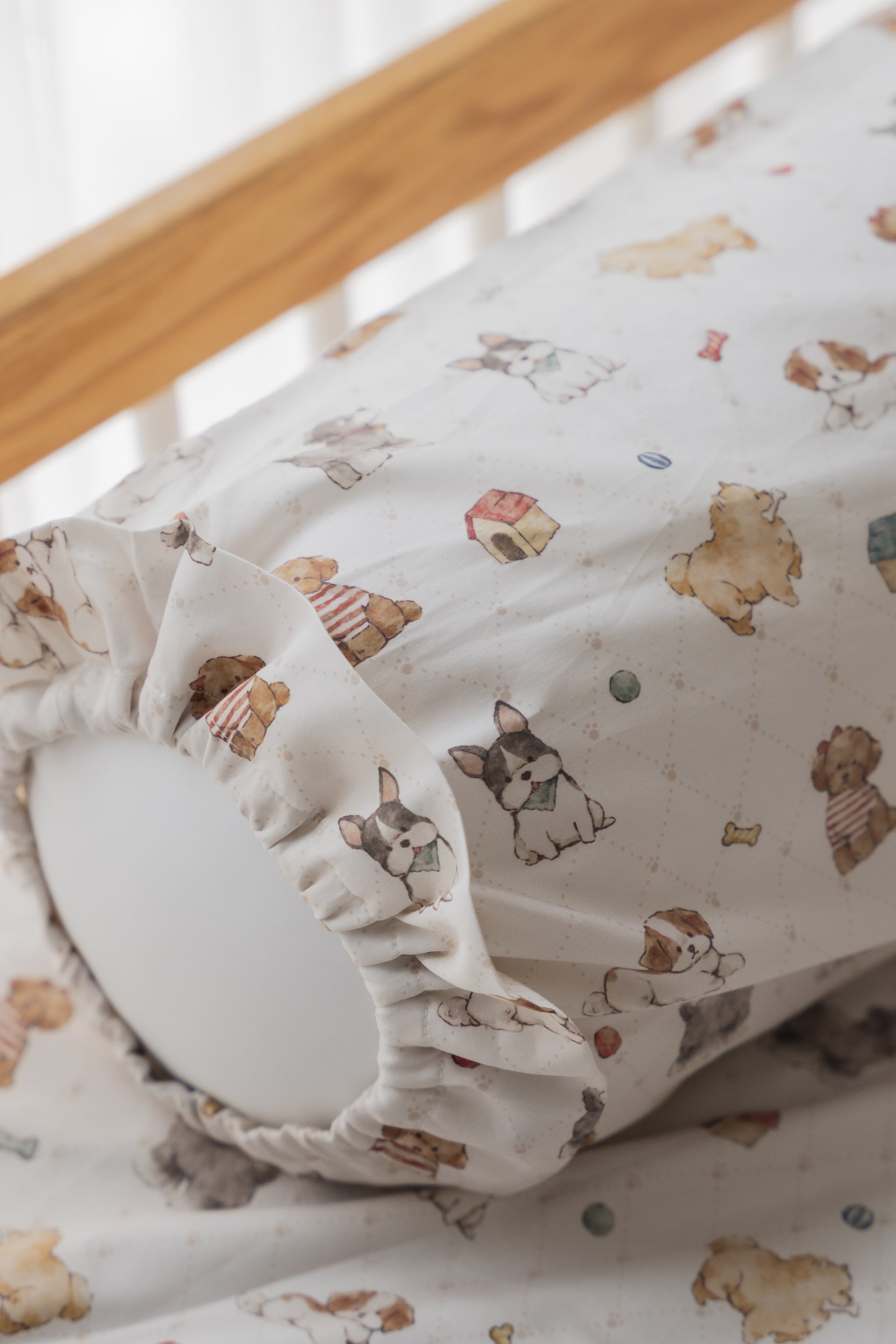 [Adult Bolster] - Playful Paws Adult Cotton Sateen Bolster Case (PREORDER)
