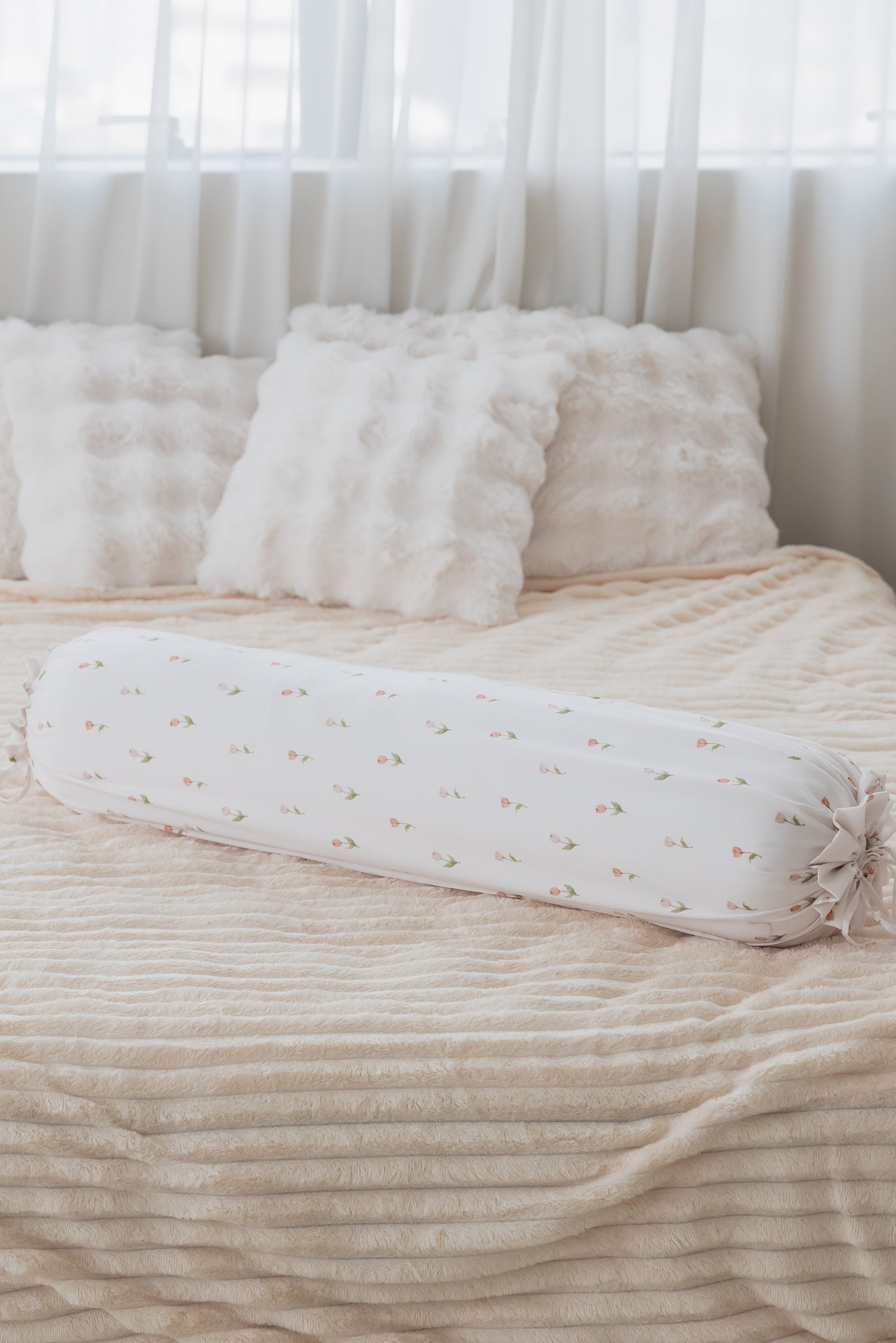 [Adult Bolster] - Tulip Field Lyocell Adult Regular Bolster Case