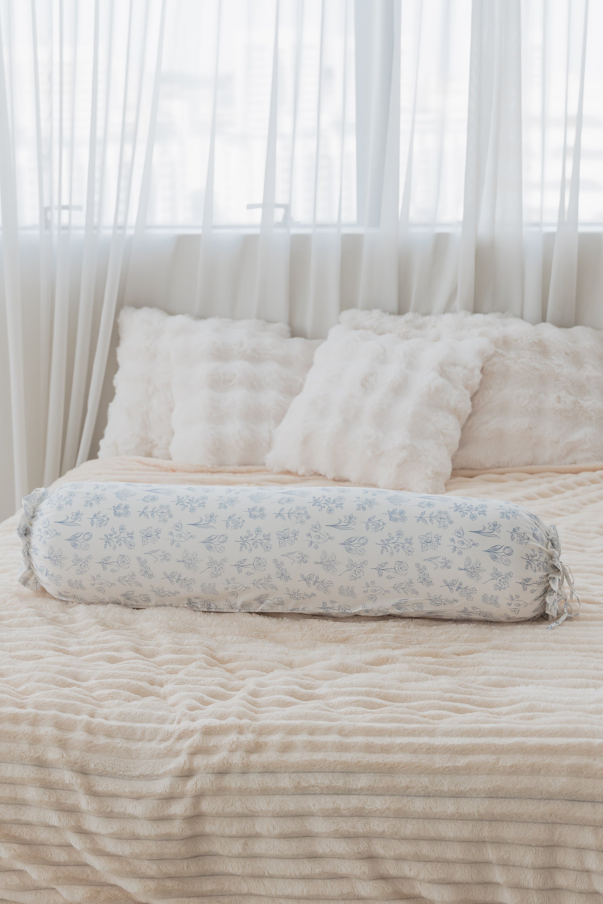 [Adult Bolster] - Bluebell Garden Lyocell Adult Regular Bolster Case