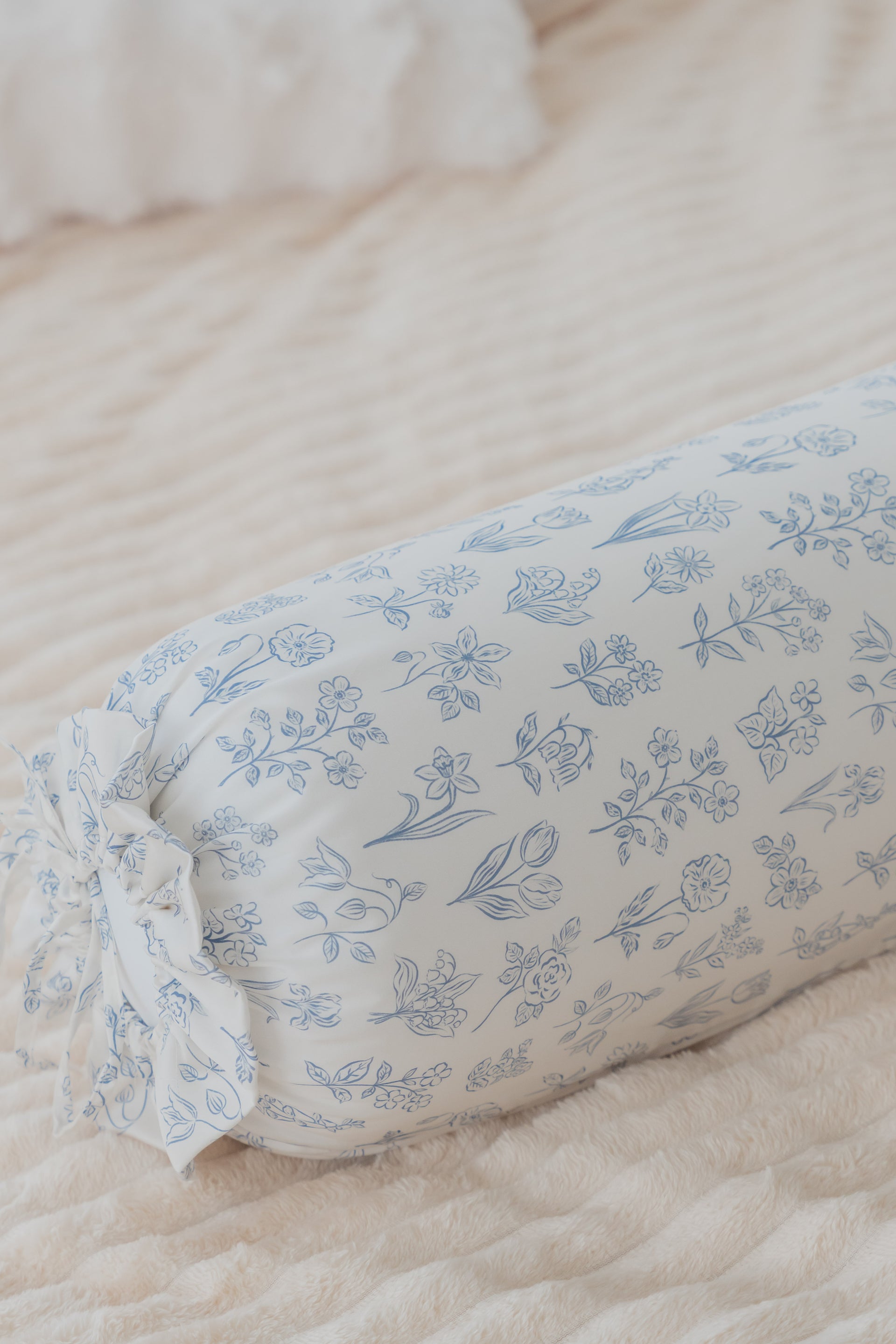 [Adult Bolster] - Bluebell Garden Lyocell Adult Regular Bolster Case