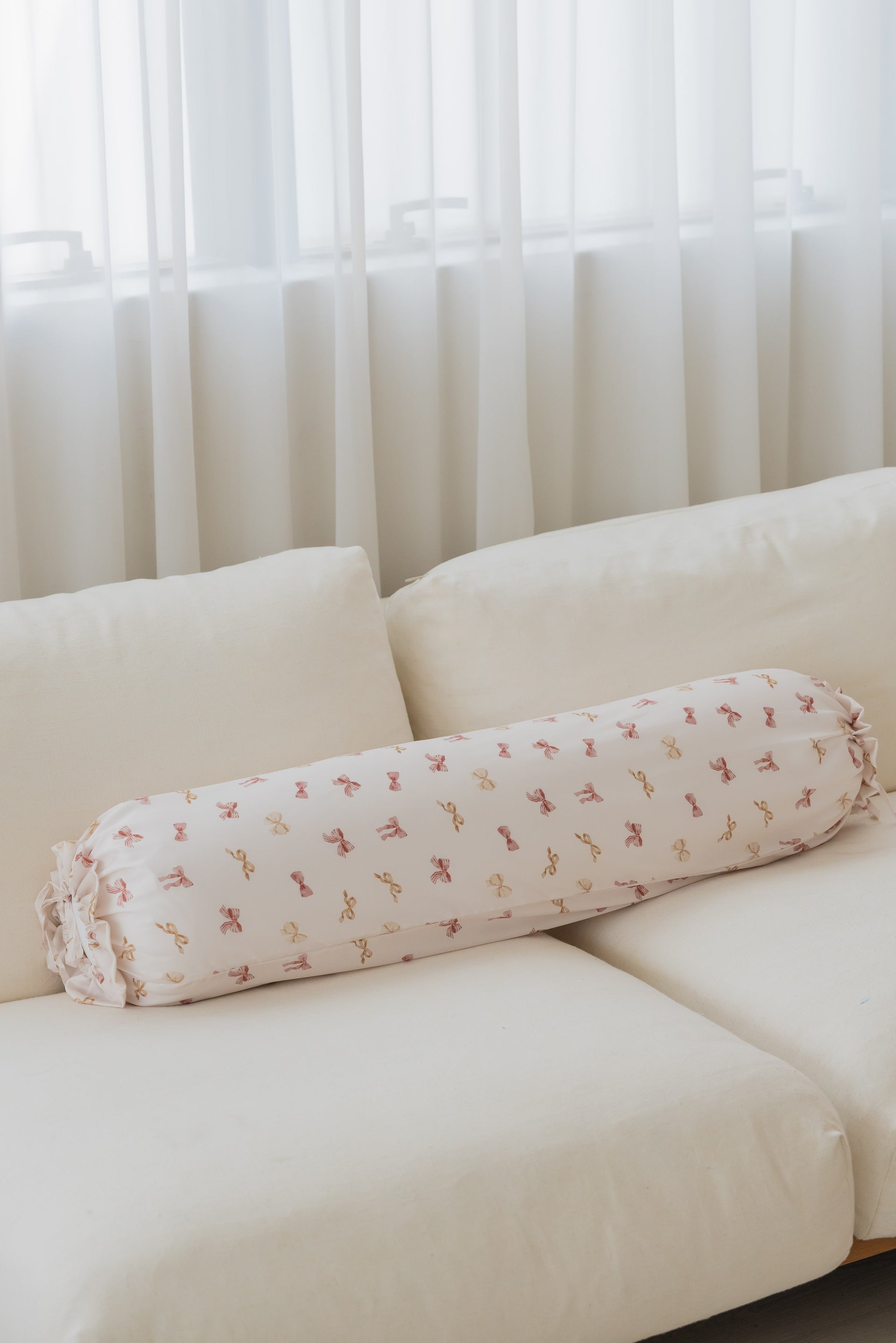 [Adult Bolster] - Cherie Ribbons Lyocell Adult Regular Bolster Case