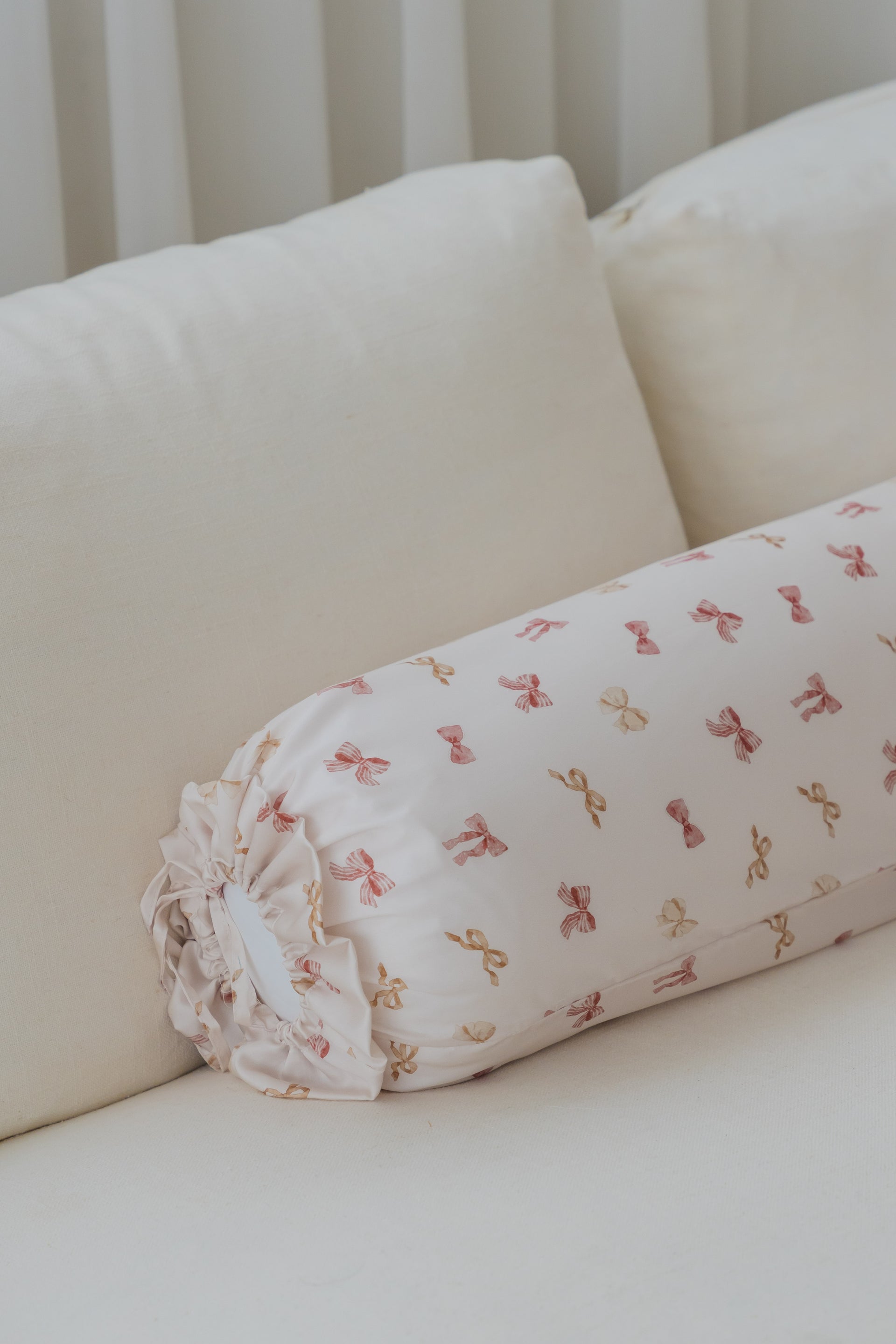 [Adult Bolster] - Cherie Ribbons Lyocell Adult Regular Bolster Case