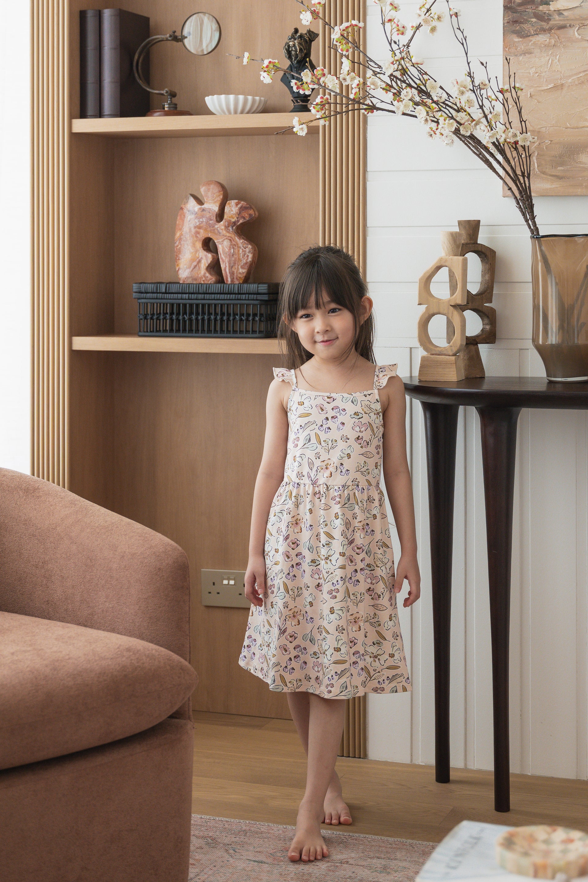 [Girls' Dress] - Darra Flutter Spag Dress