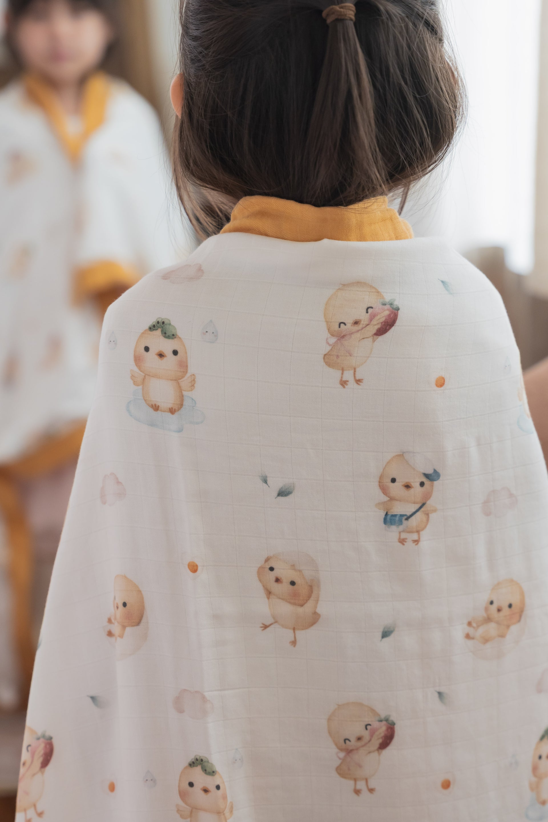 [Bamboo Cotton Blanket] - Sunny SIde Chicks