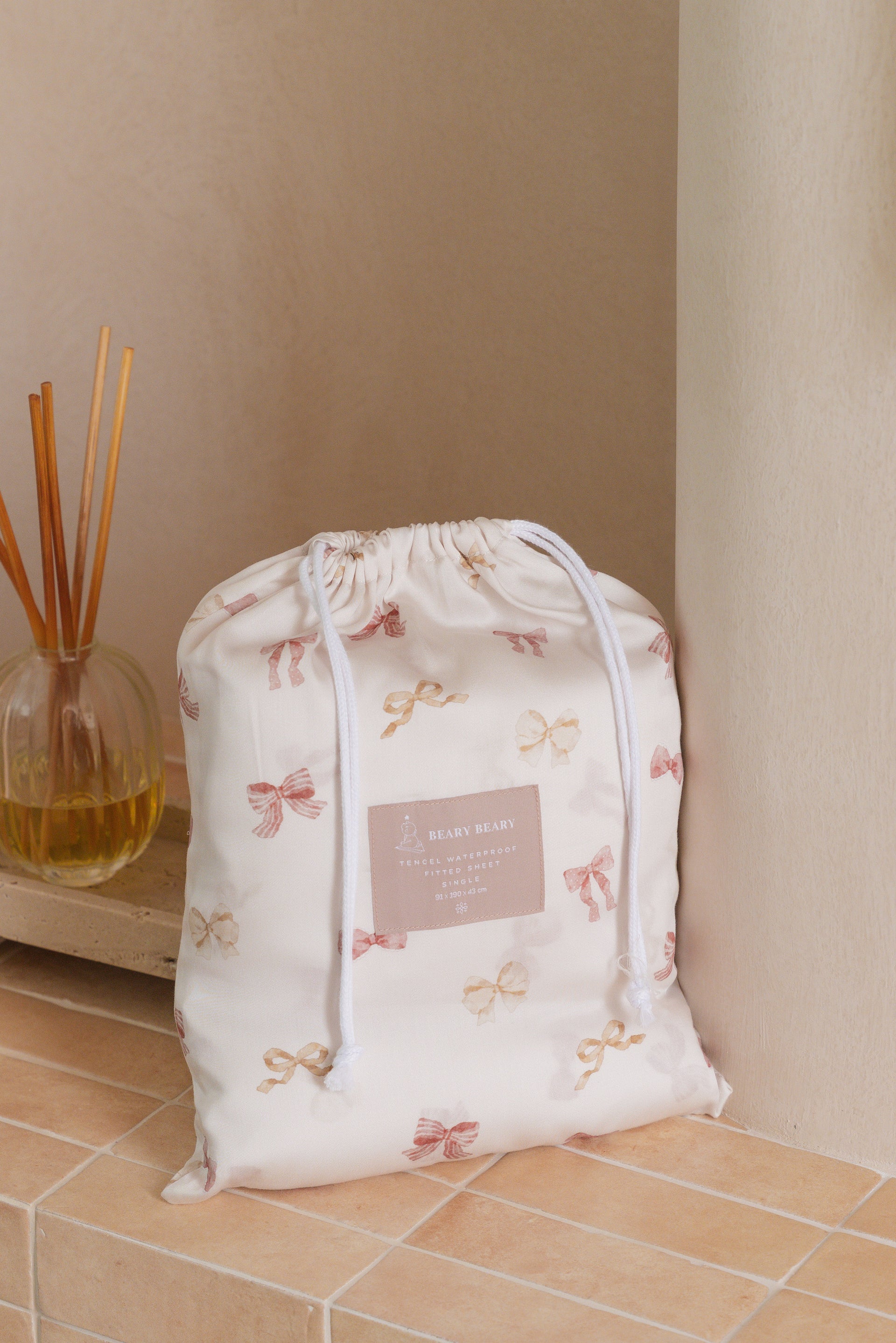 Tencel Waterproof Sheet - Cherie Ribbons