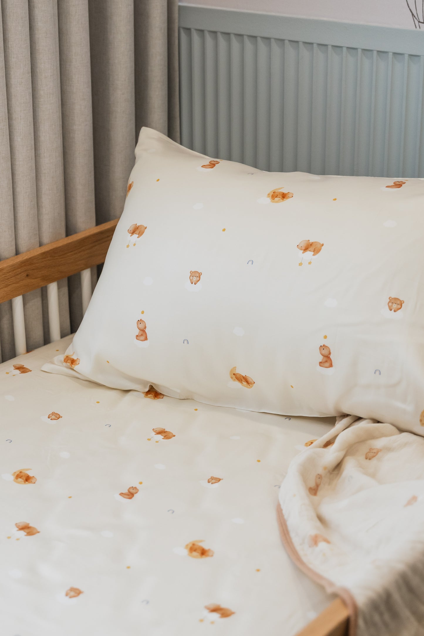 [Pillowcase] Goodnight Bear Bamboo Lyocell Pillowcase