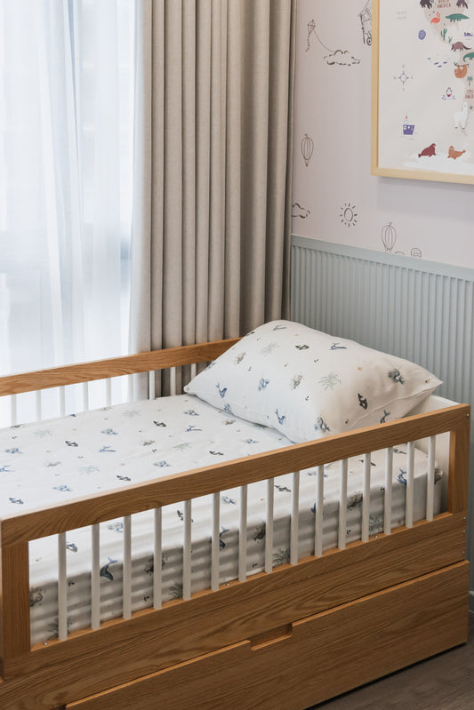 Ocean Bamboo Lyocell Cot Sheet