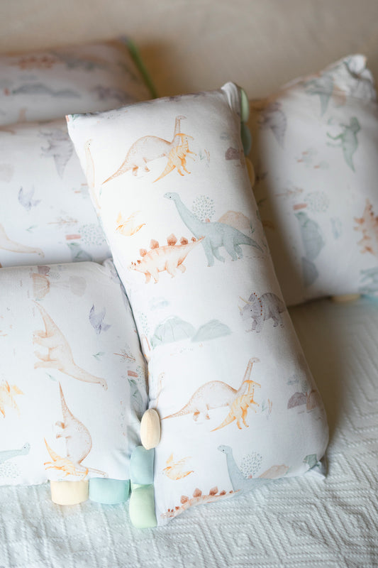 [Pillow] Little Dino World Bamboo Pillow