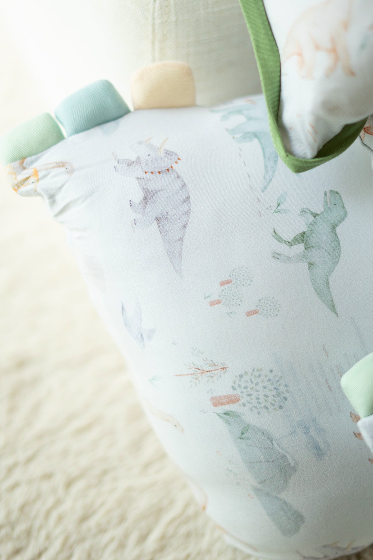 [Pillow] Little Dino World Bamboo Pillow