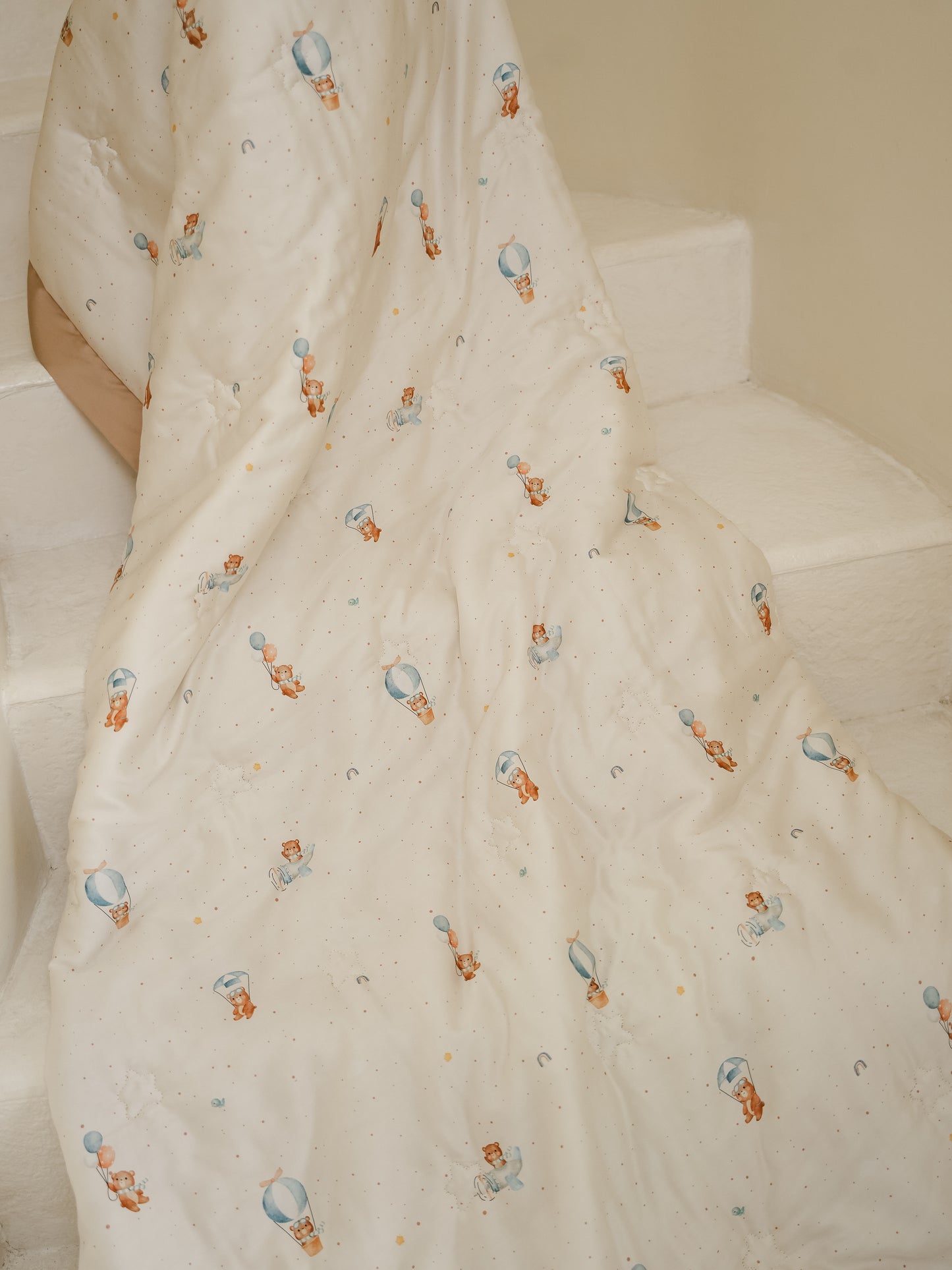 [Blanket] Tencel - Explorer Bear Tencel Blanket