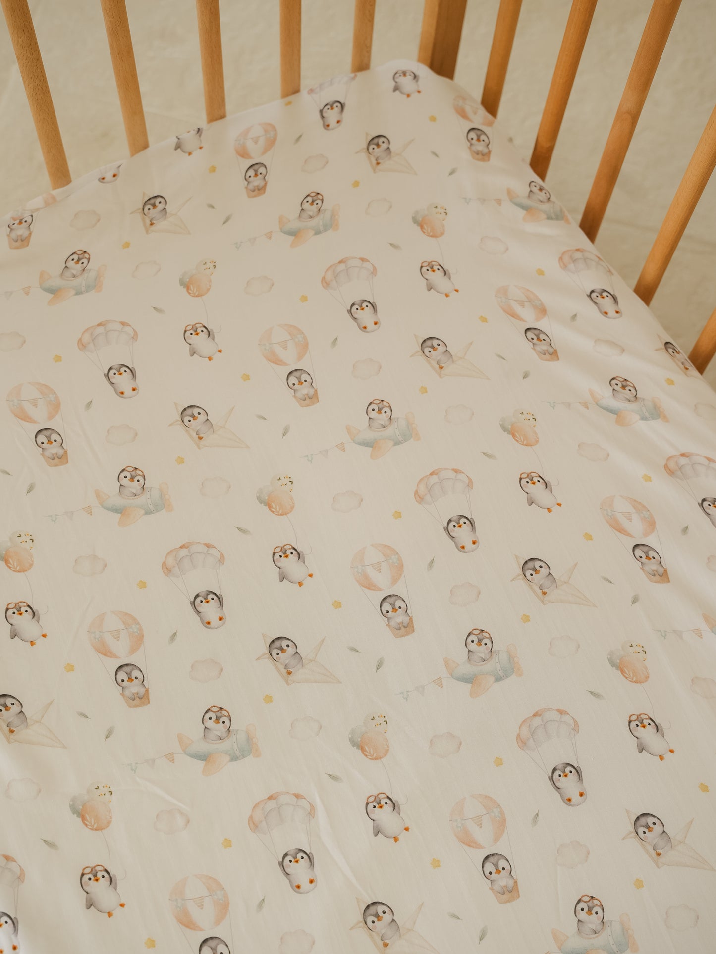 Penguin Explorer Lyocell Cot Sheet