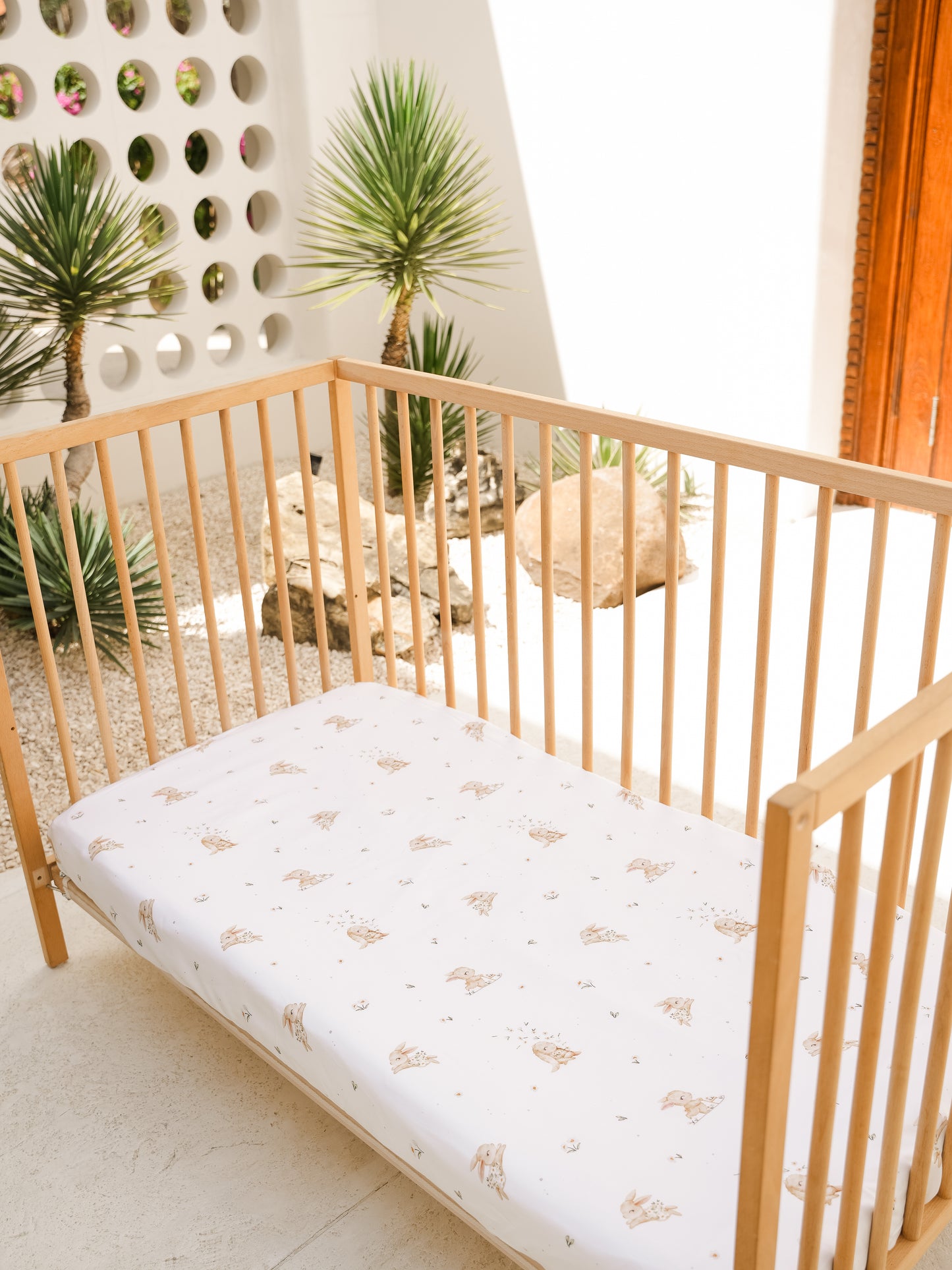 Bunnies Meadow Lyocell Cot Sheet