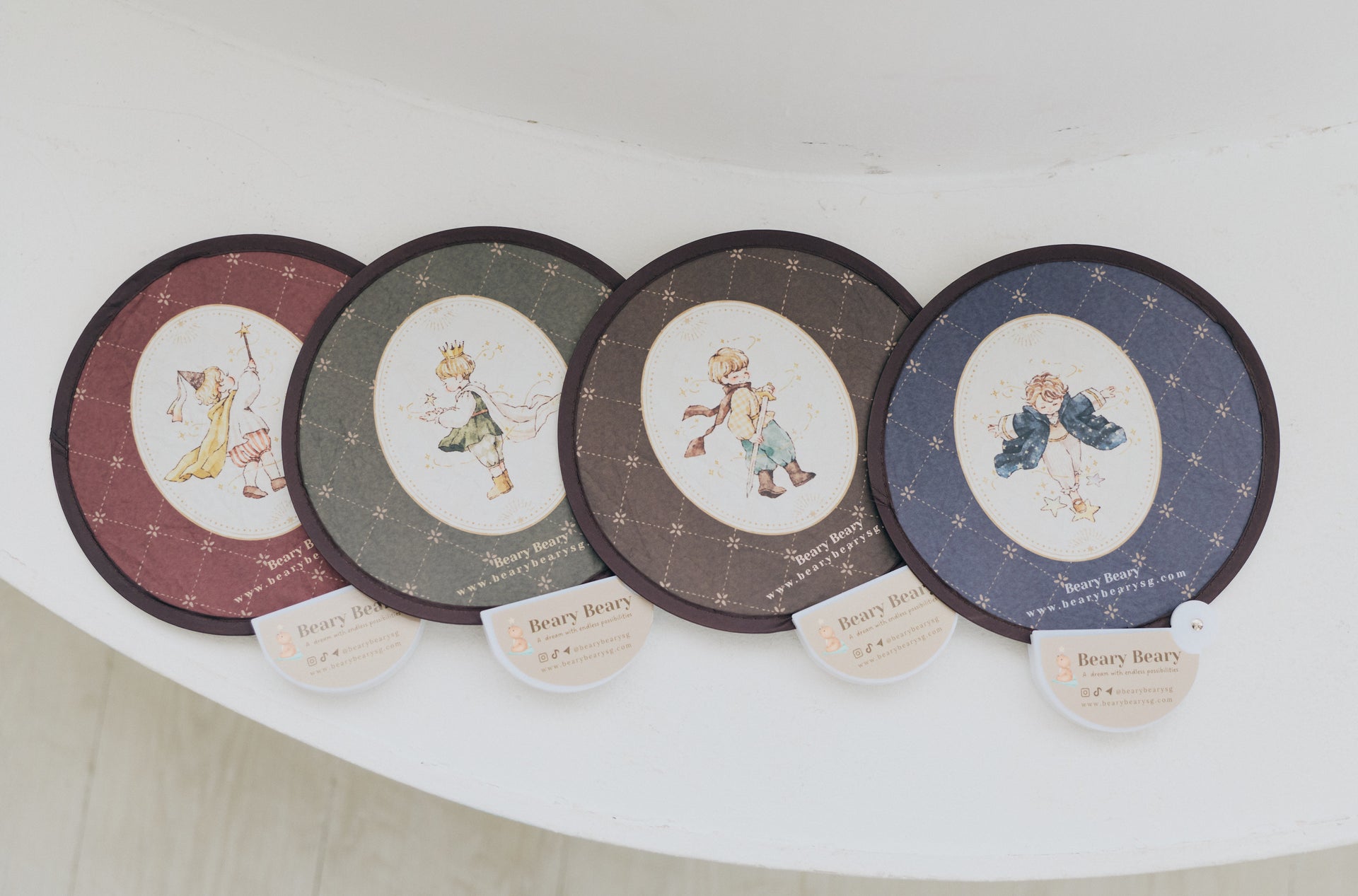 Handfan Set - Prince/ Princess