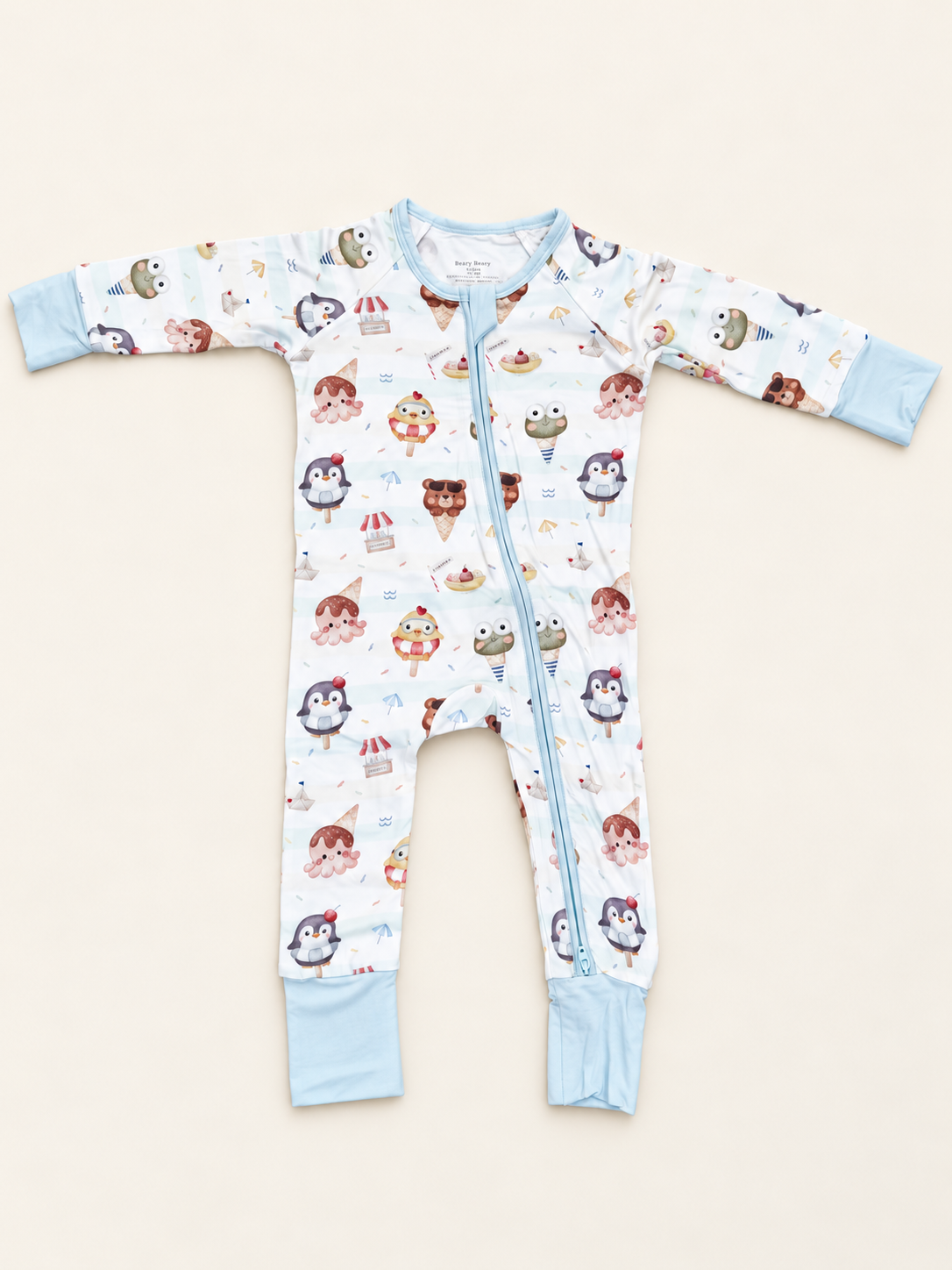 [Zipper Sleepsuit] - Cool Summer Popsicle