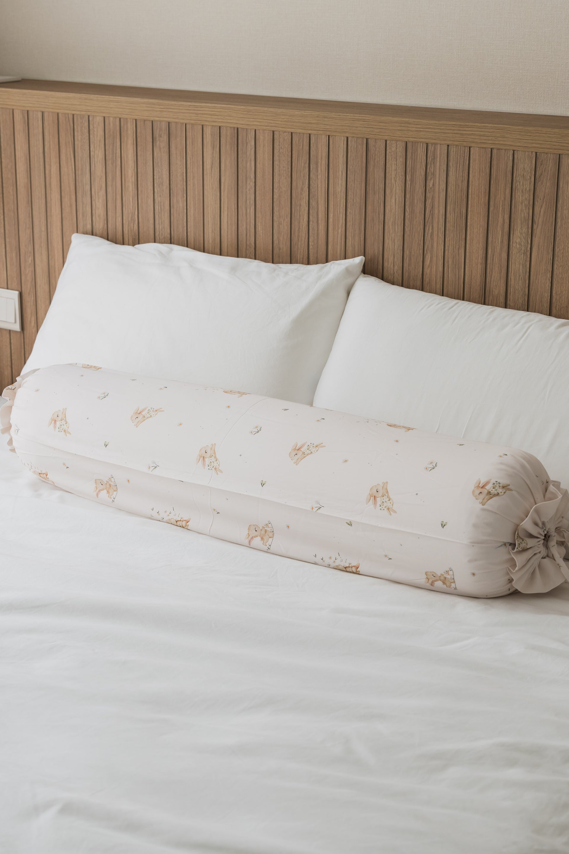 [Adult Bolster] Bunnies Meadow Lyocell Adult Regular Bolster Case