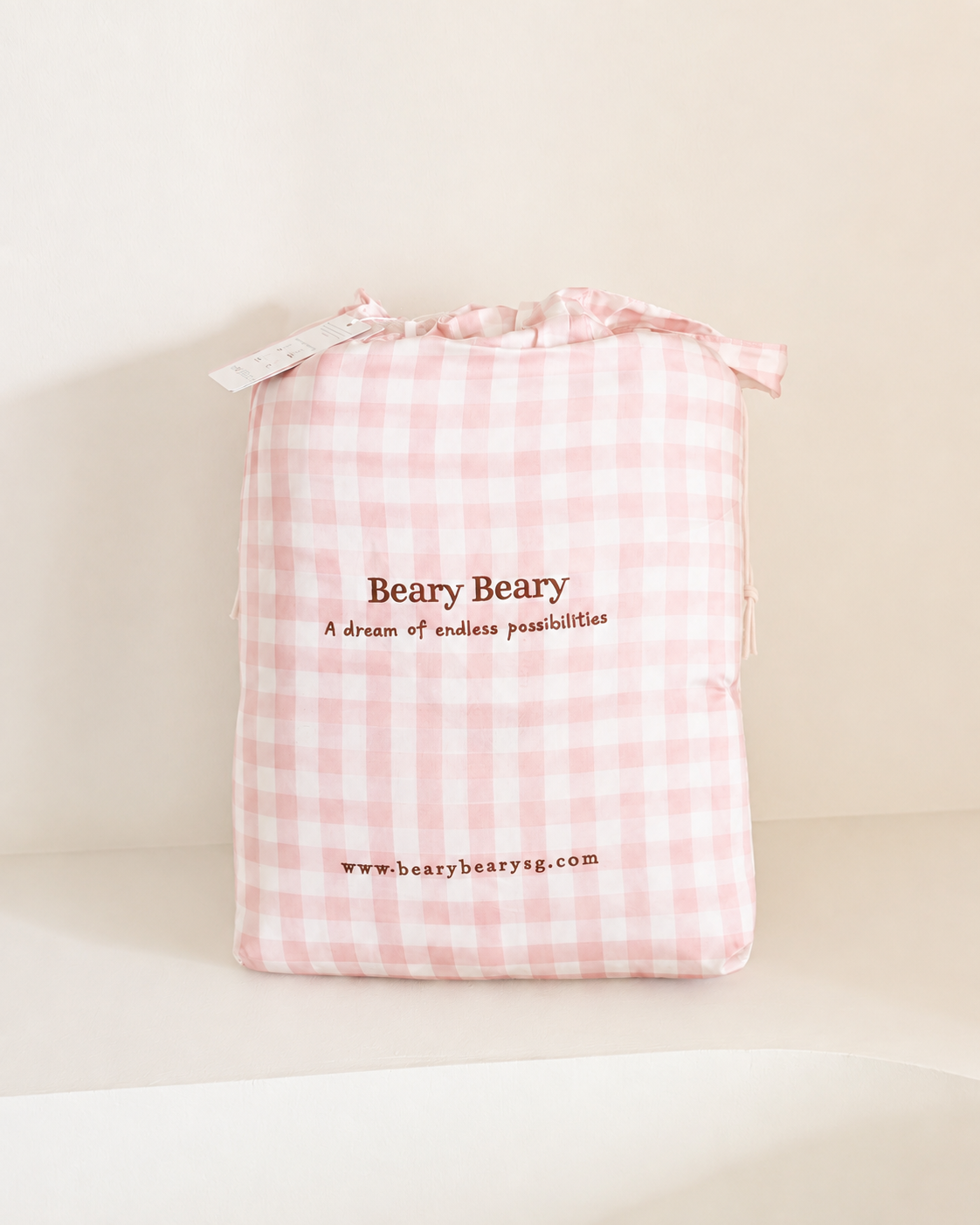 [Tencel Blanket] Blush Checks