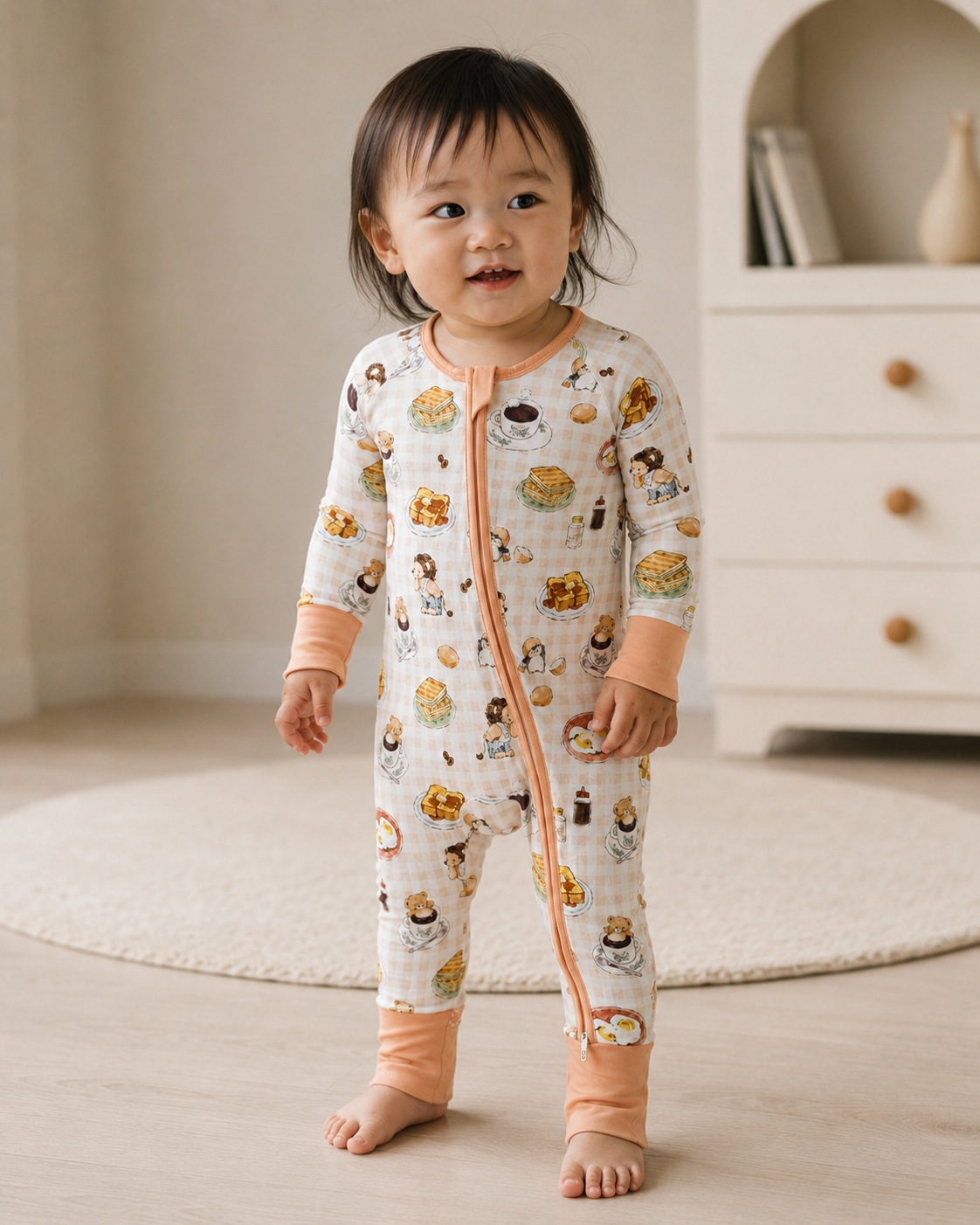 [Zipper Sleepsuit] - Little Kopitiam