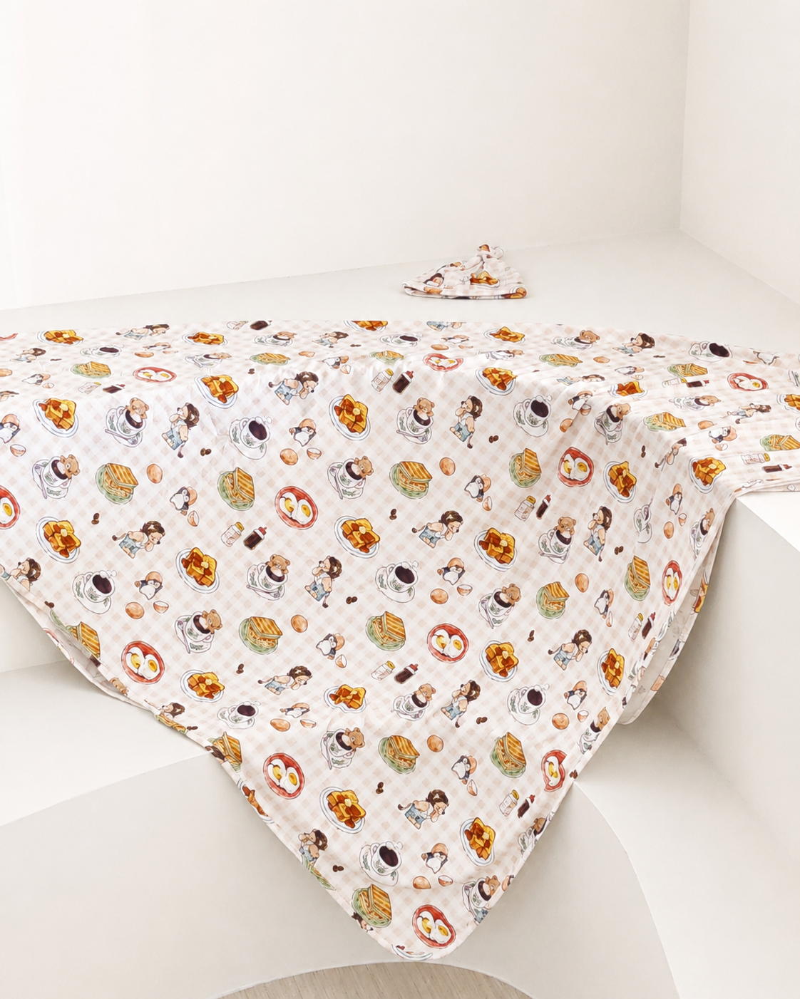 [Swaddle + hat] - Little Kopitiam