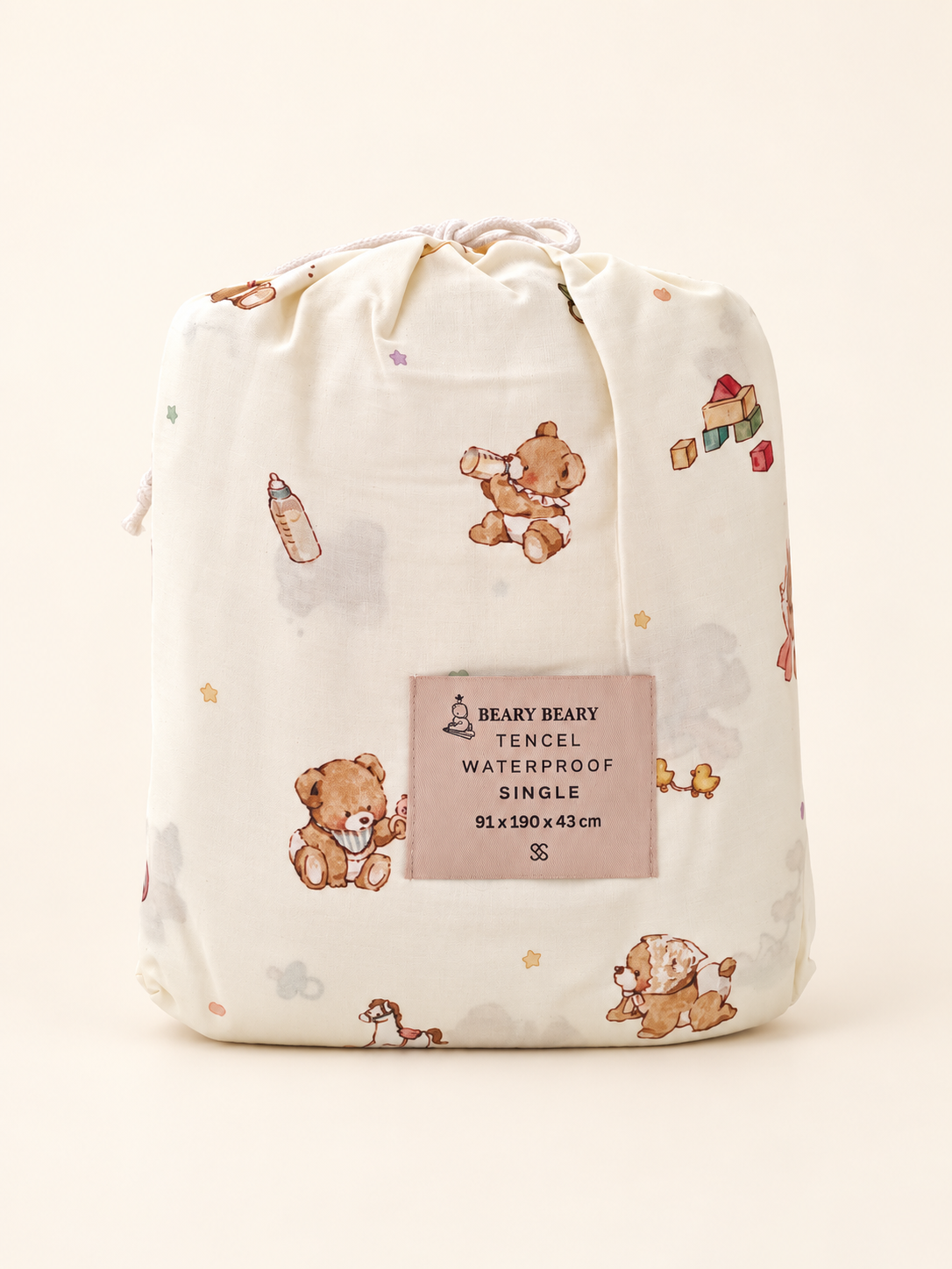 Tencel Waterproof Sheet - Baby Bear Club
