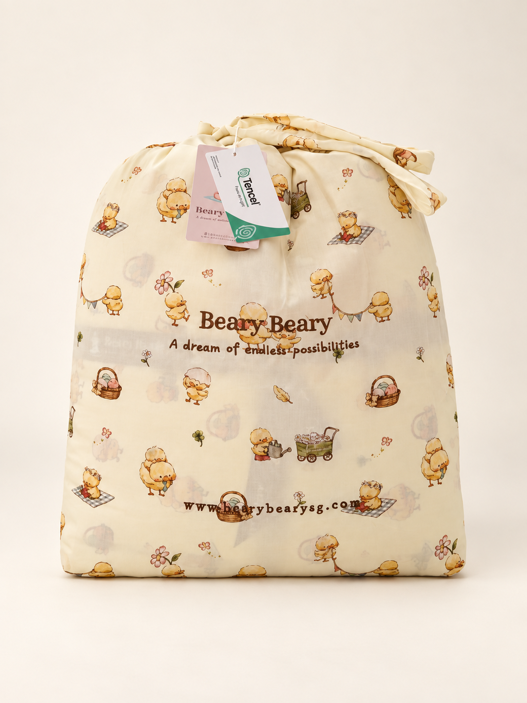 [Tencel Blanket] Sweet Chick Family