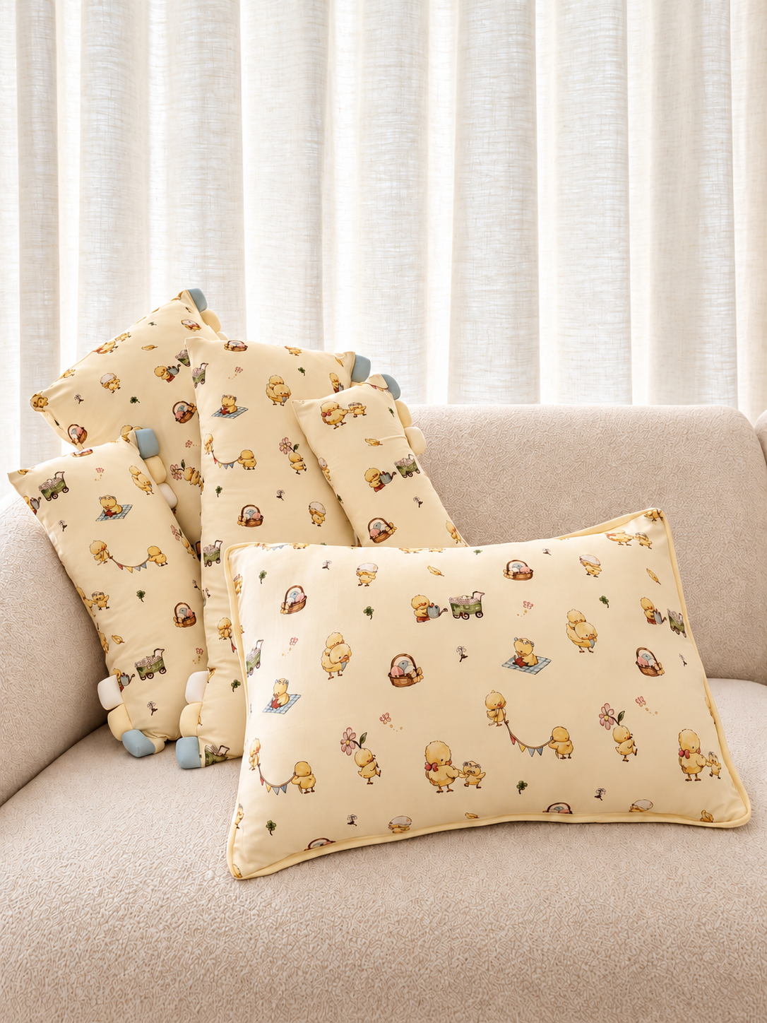 [Bamboo Pillow] - Sweet Chick Family