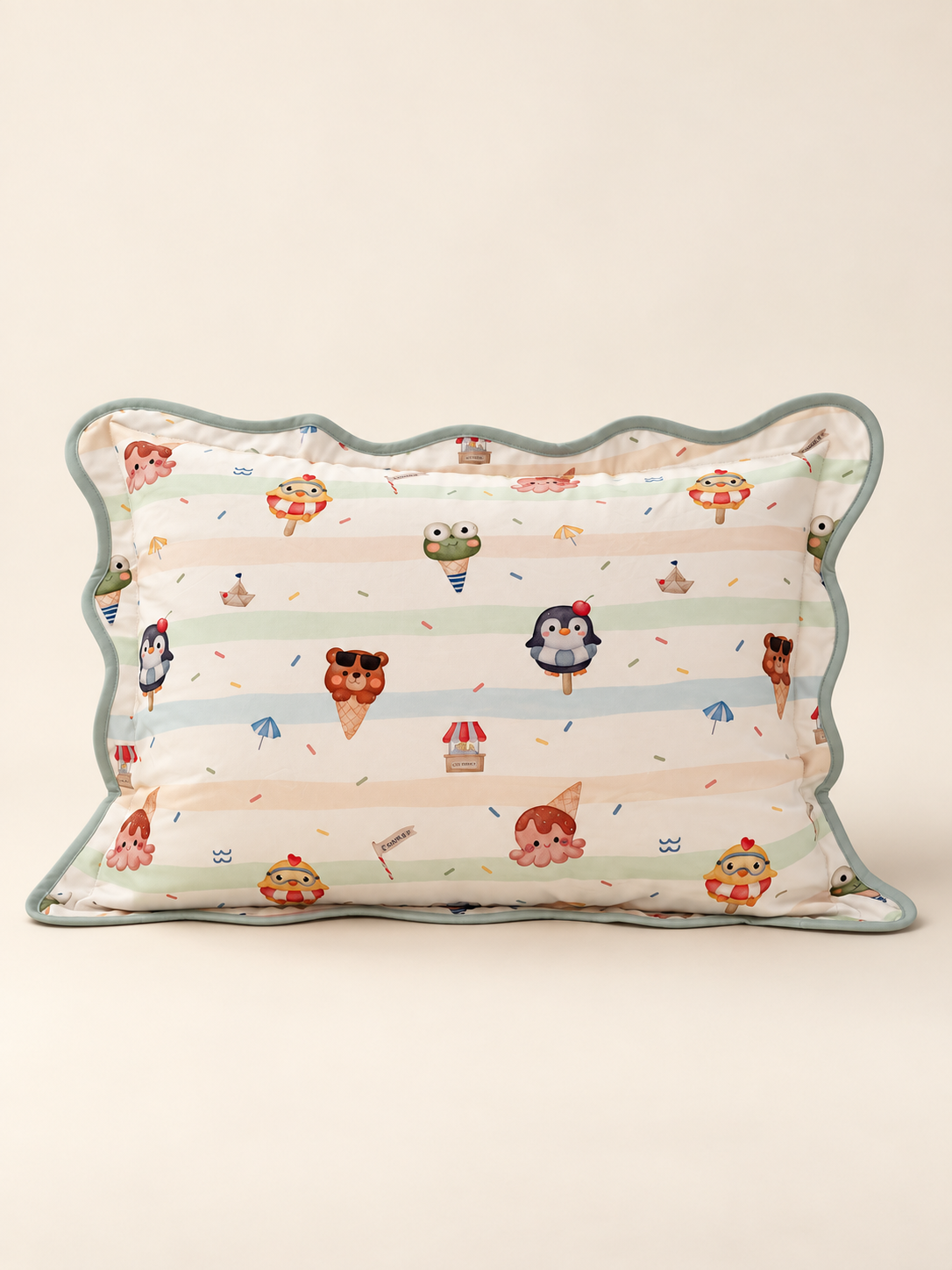 [Tencel Toddler Head Pillowcase] - Cool Summer Popsicle