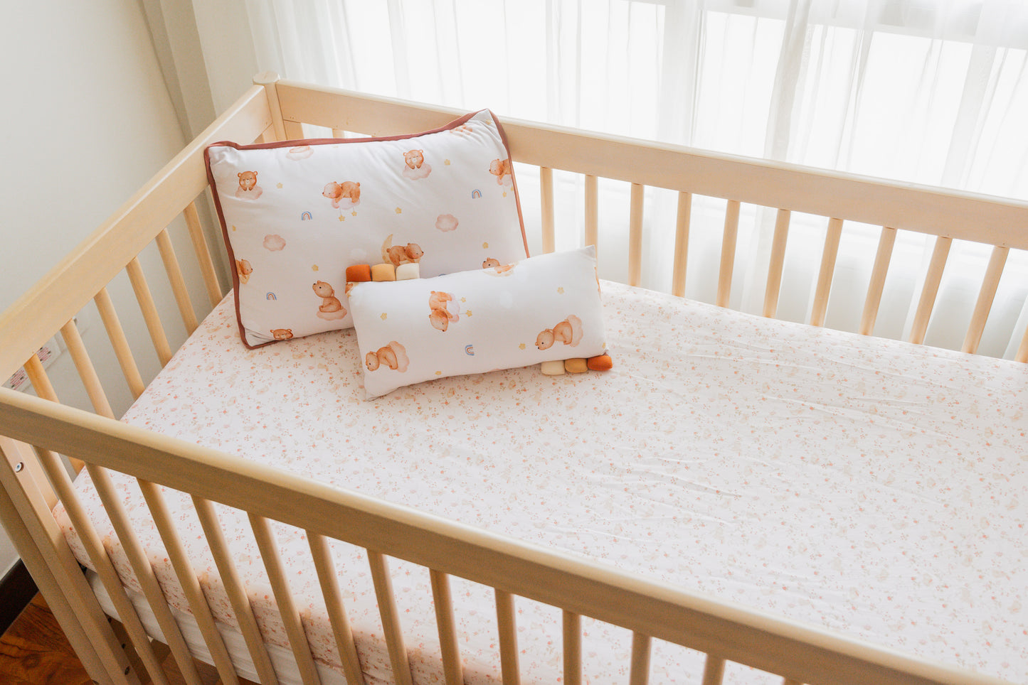 Bunnies Garden Bamboo Lyocell Cot Sheet