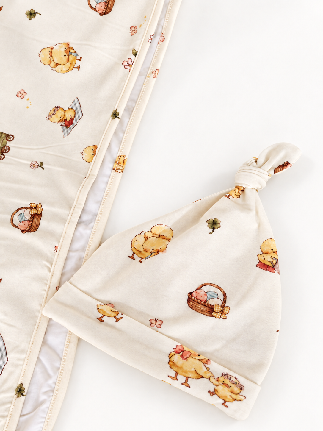 [Swaddle + hat] - Sweet Chick Family